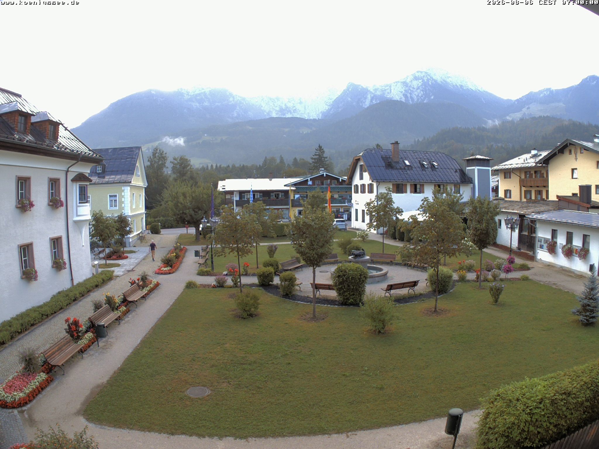 Archiv Foto Webcam Haus des Gastes - Königssee