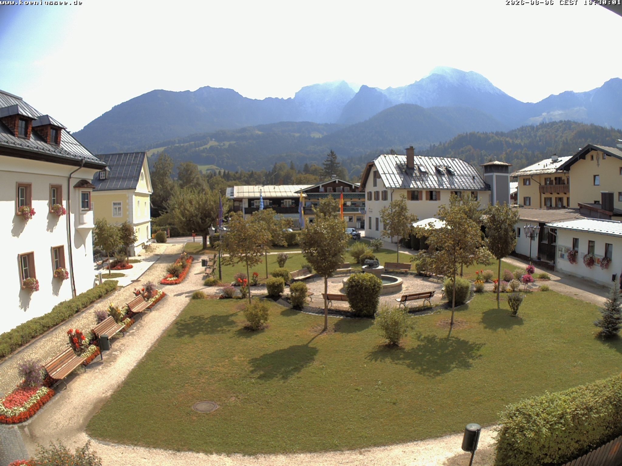 Archiv Foto Webcam Haus des Gastes - Königssee