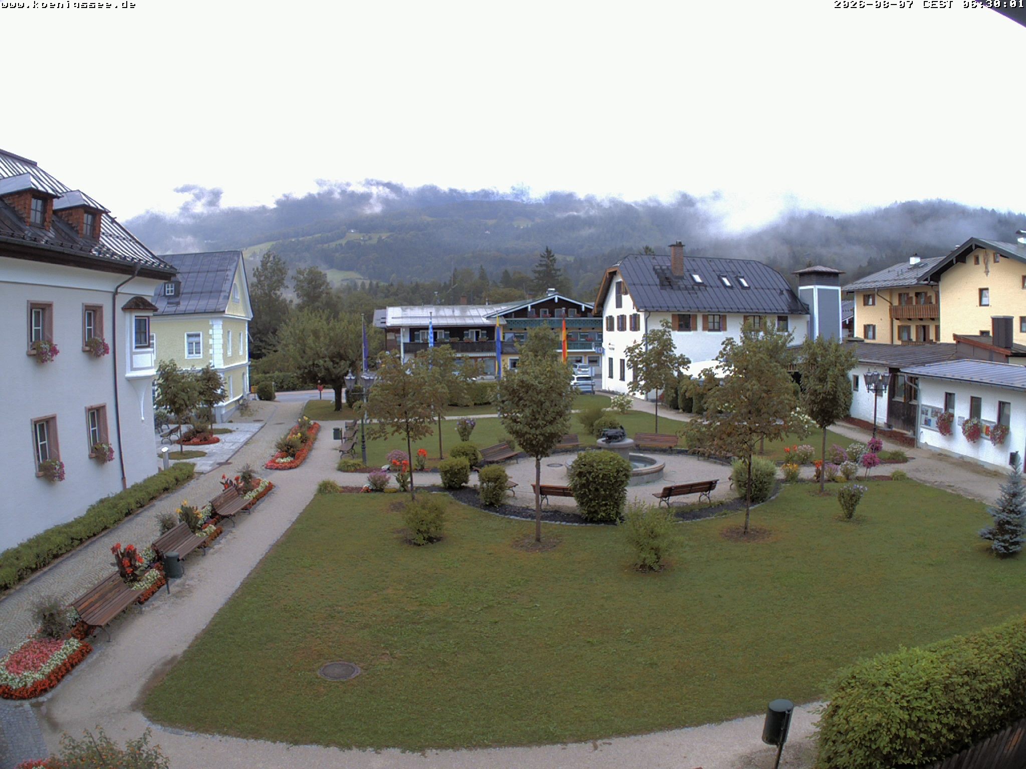 Archiv Foto Webcam Haus des Gastes - Königssee