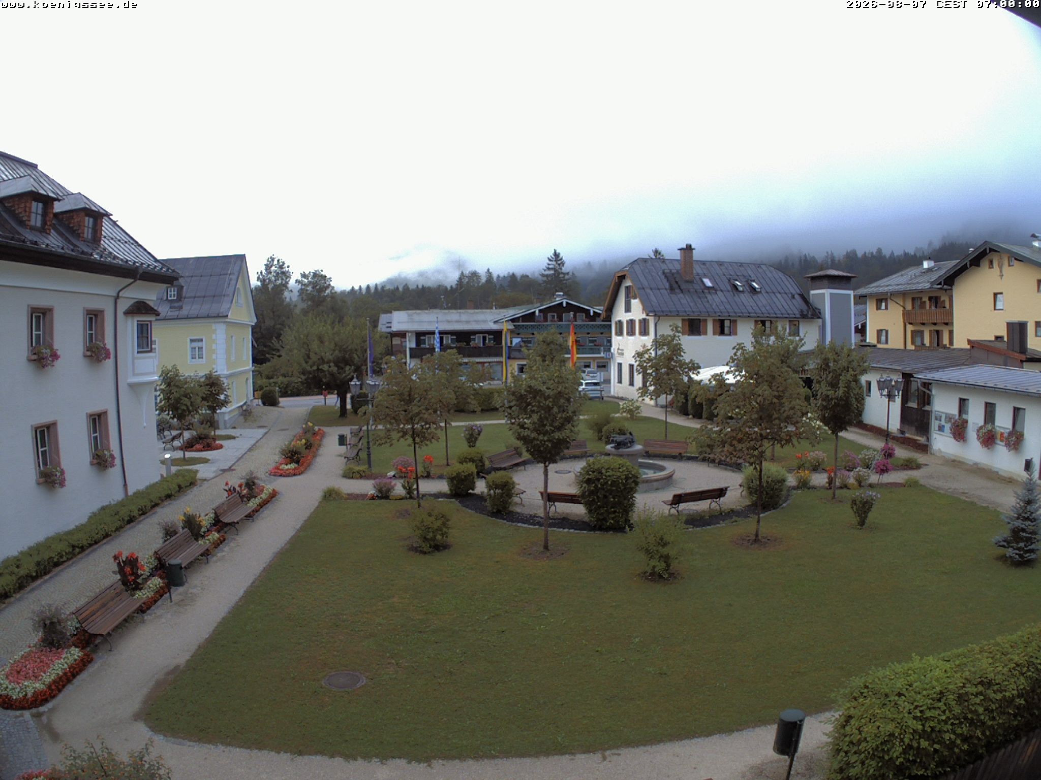 Archiv Foto Webcam Haus des Gastes - Königssee