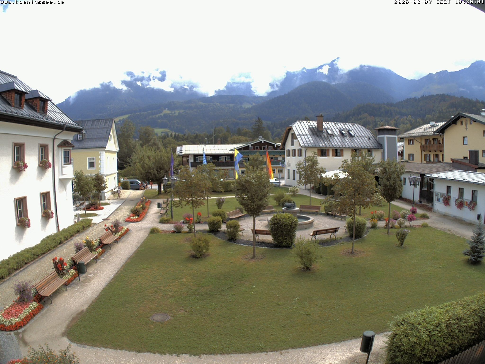 Archiv Foto Webcam Haus des Gastes - Königssee