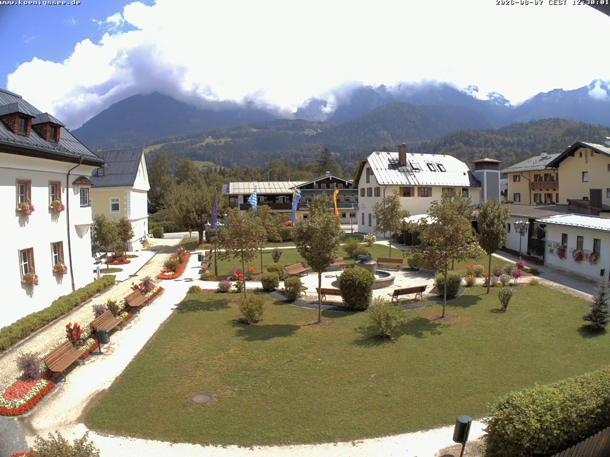 Archiv Foto Webcam Haus des Gastes - Königssee