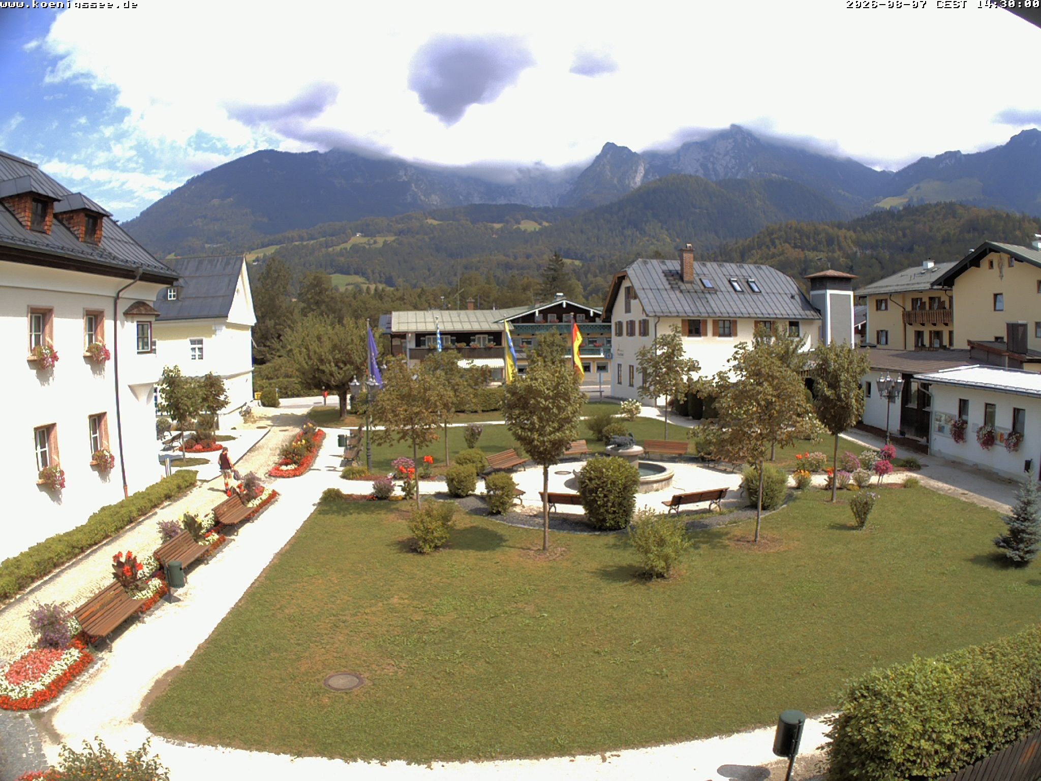 Archiv Foto Webcam Haus des Gastes - Königssee