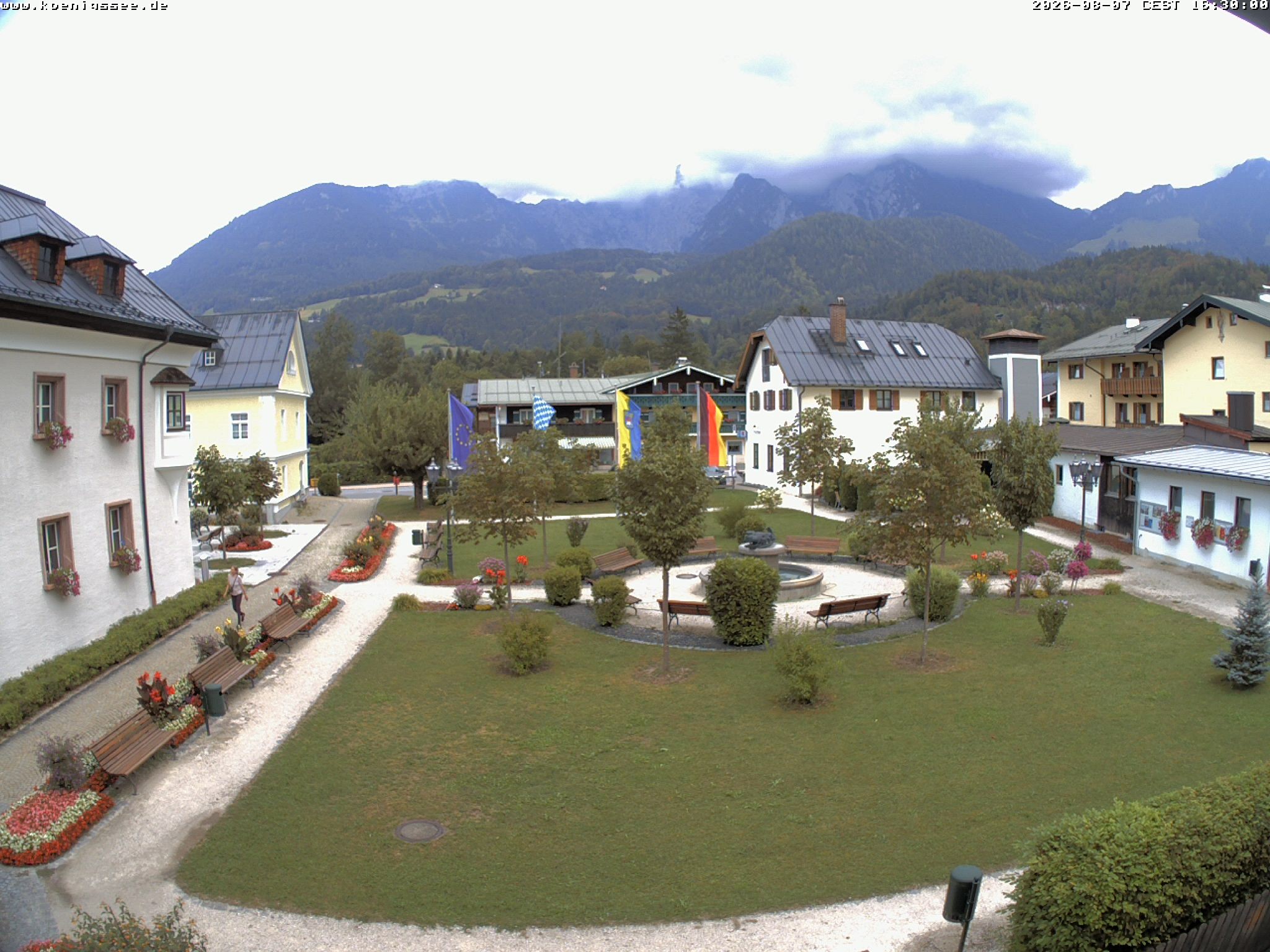 Archiv Foto Webcam Haus des Gastes - Königssee