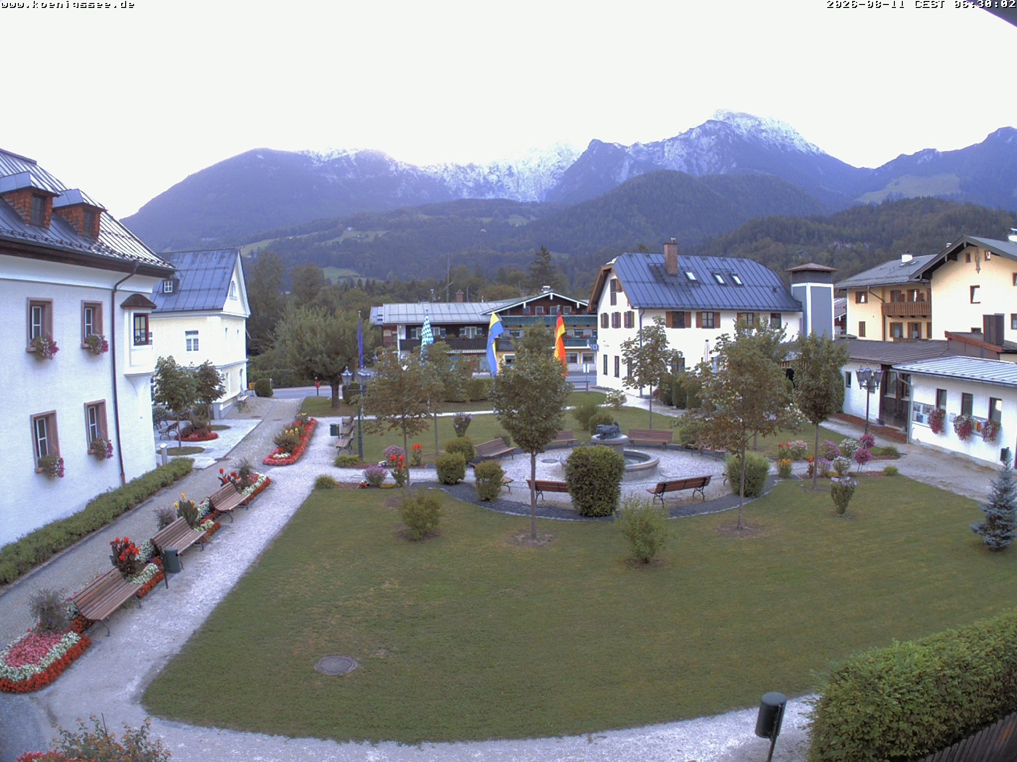 Archiv Foto Webcam Haus des Gastes - Königssee