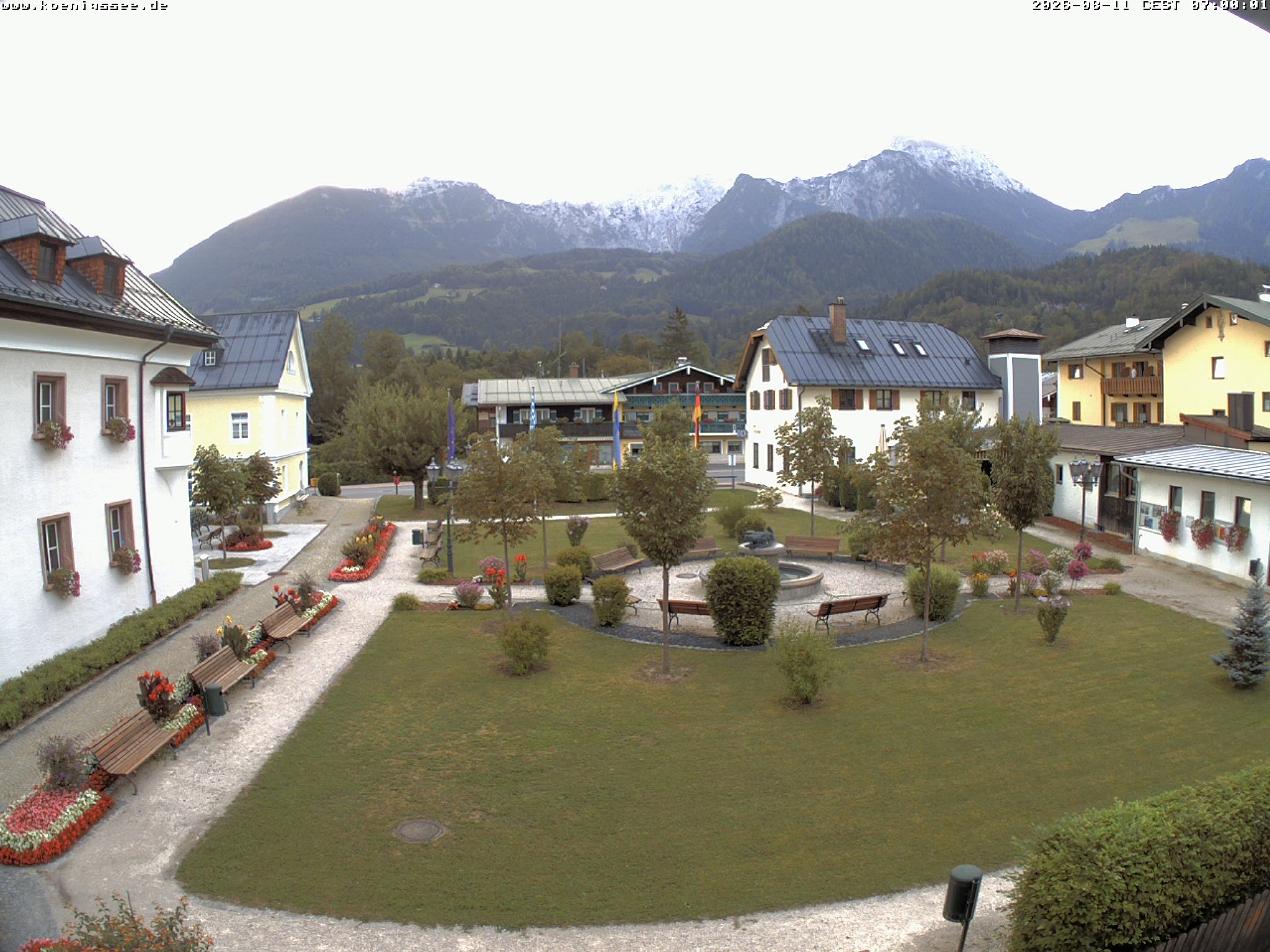 Archiv Foto Webcam Haus des Gastes - Königssee