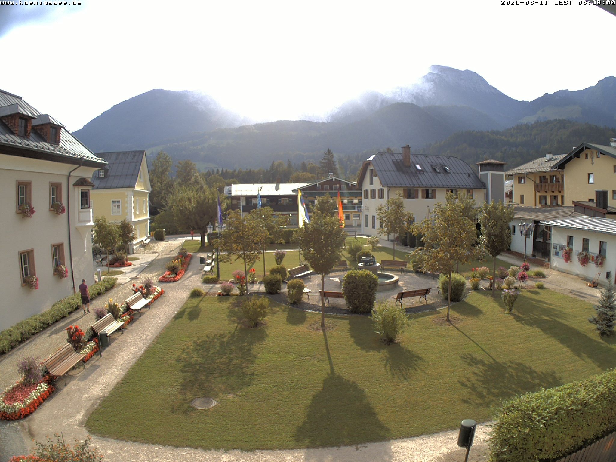 Archiv Foto Webcam Haus des Gastes - Königssee