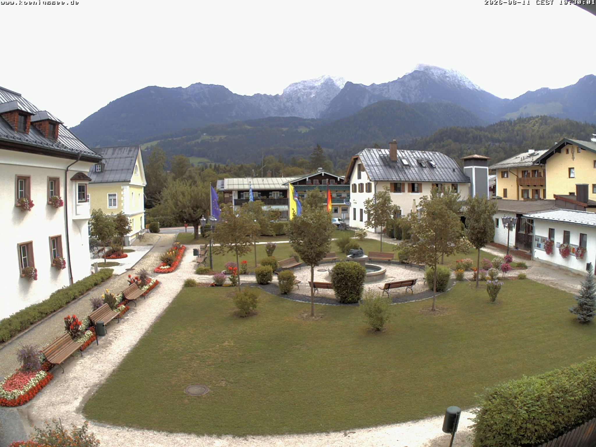Archiv Foto Webcam Haus des Gastes - Königssee