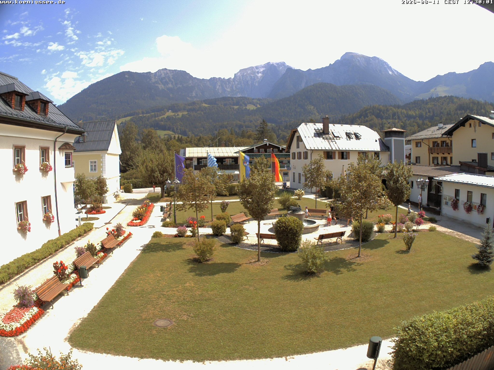 Archiv Foto Webcam Haus des Gastes - Königssee
