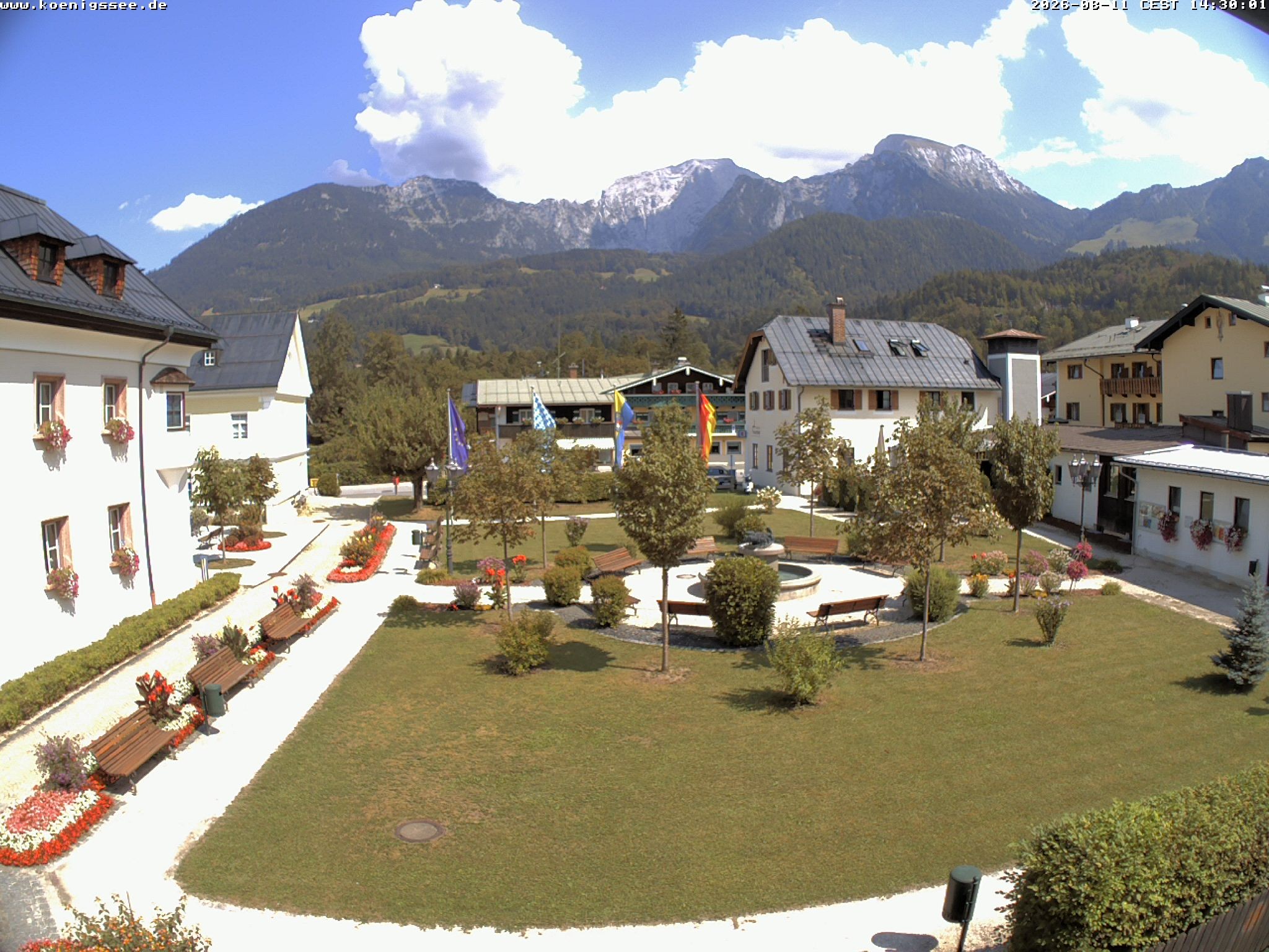 Archiv Foto Webcam Haus des Gastes - Königssee