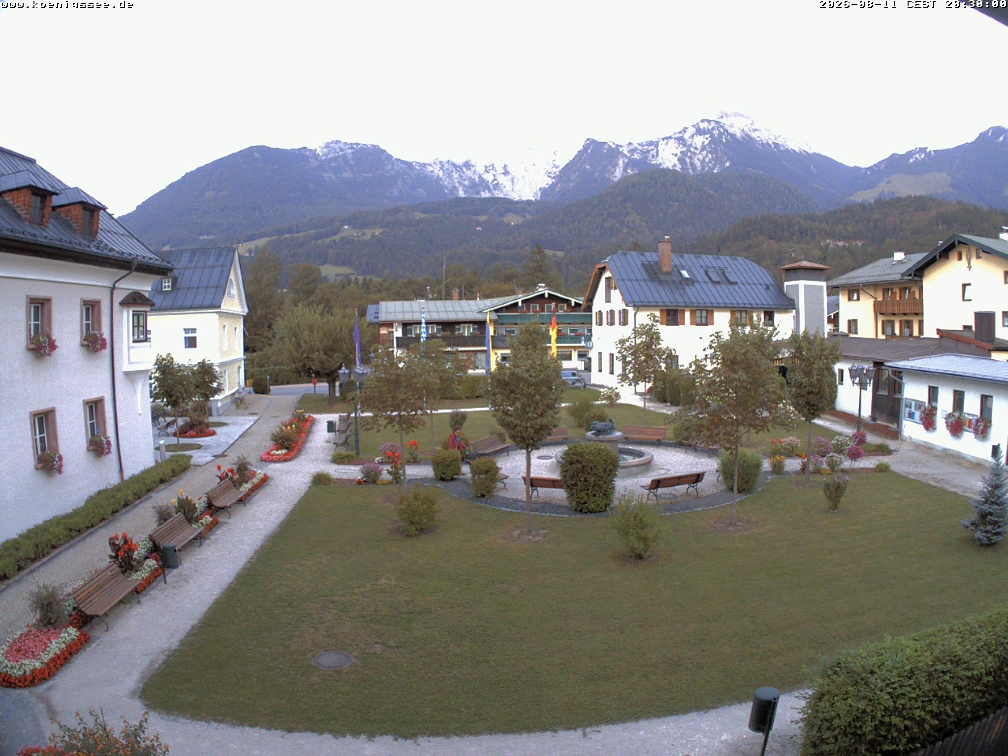 Archiv Foto Webcam Haus des Gastes - Königssee