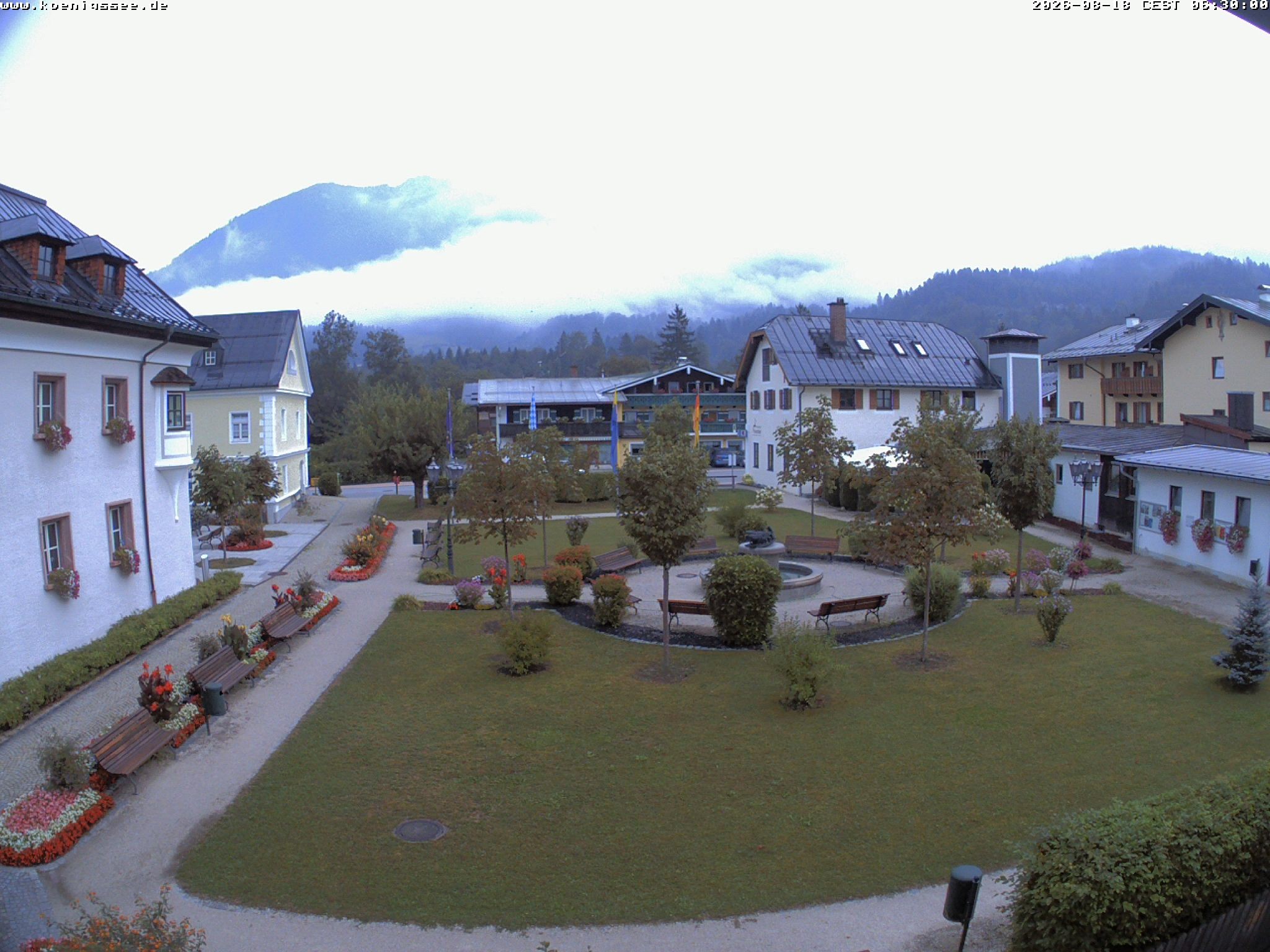 Archiv Foto Webcam Haus des Gastes - Königssee