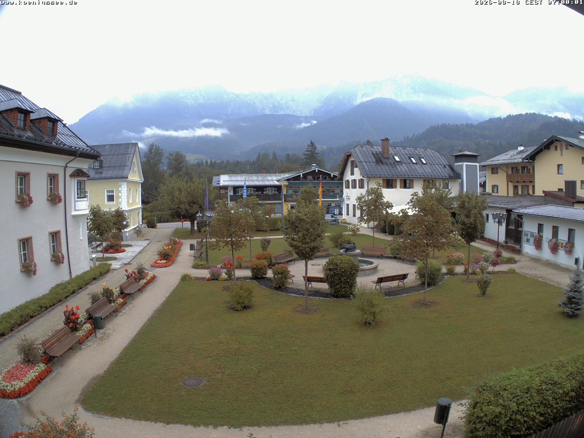 Archiv Foto Webcam Haus des Gastes - Königssee