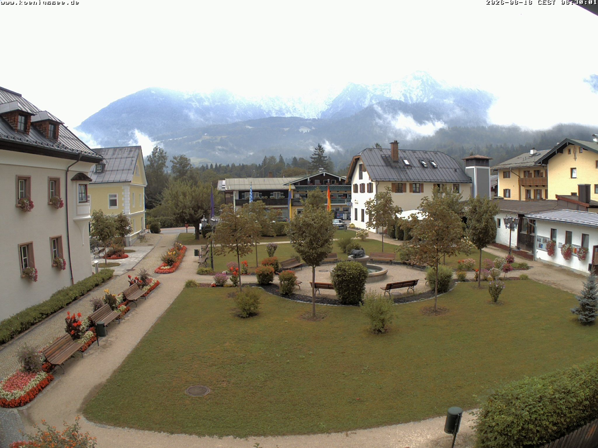Archiv Foto Webcam Haus des Gastes - Königssee