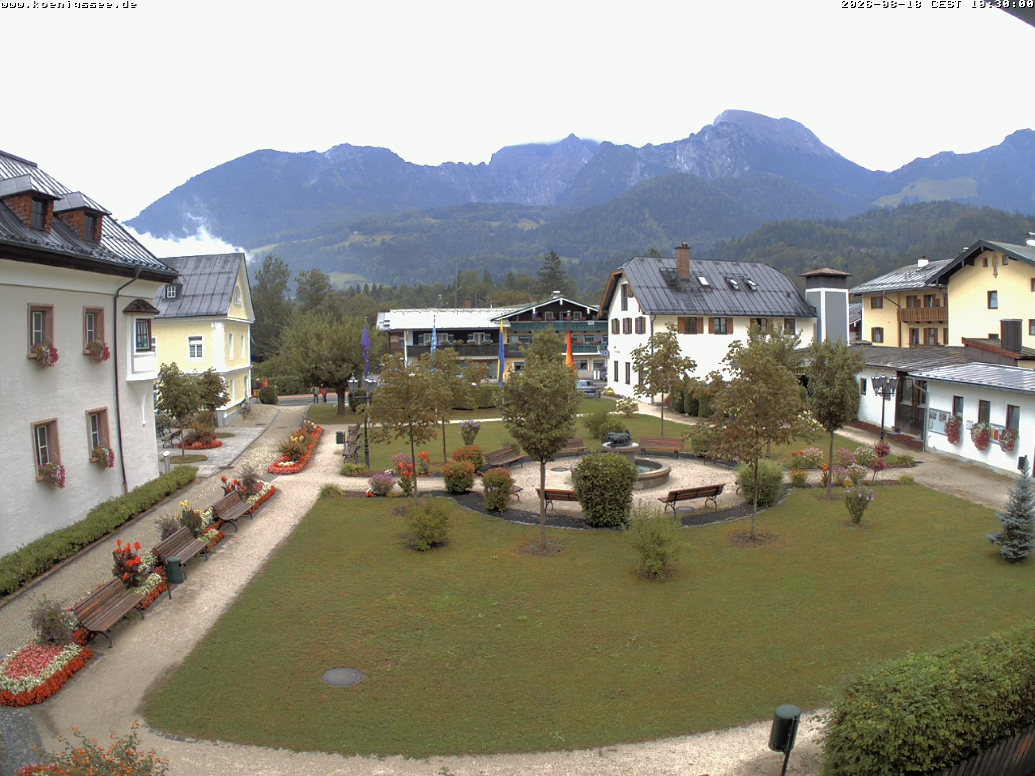 Archiv Foto Webcam Haus des Gastes - Königssee