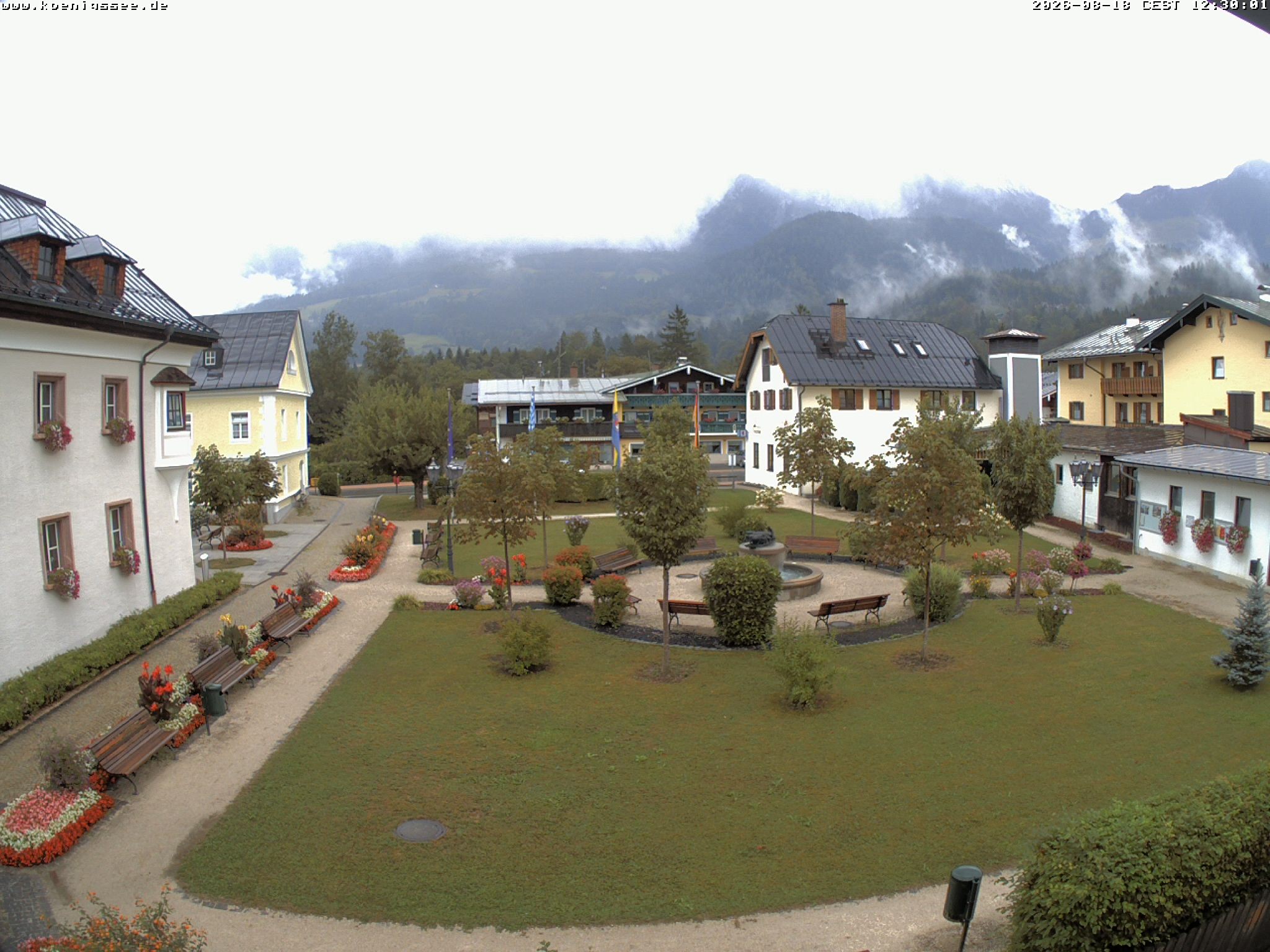 Archiv Foto Webcam Haus des Gastes - Königssee