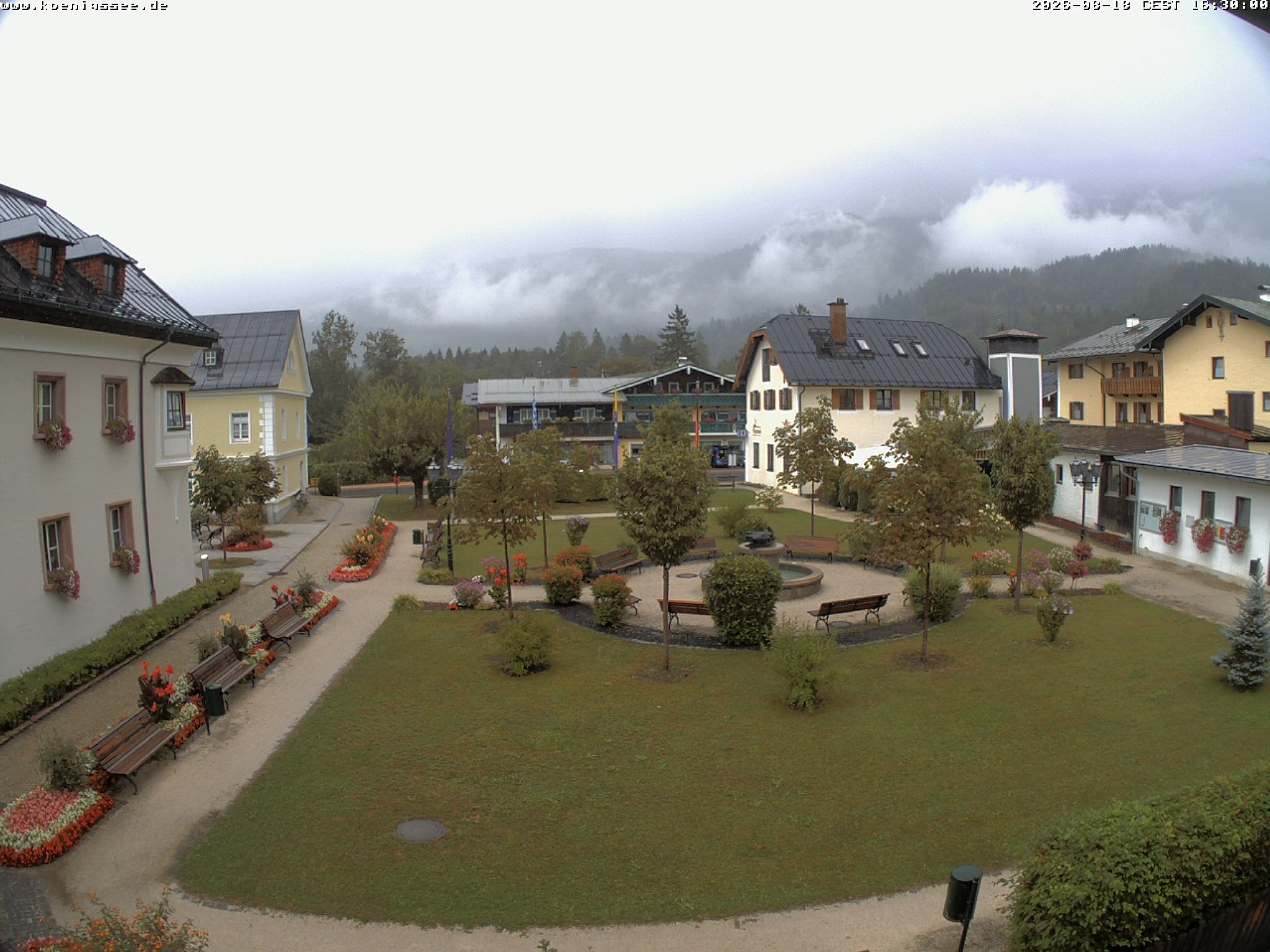 Archiv Foto Webcam Haus des Gastes - Königssee