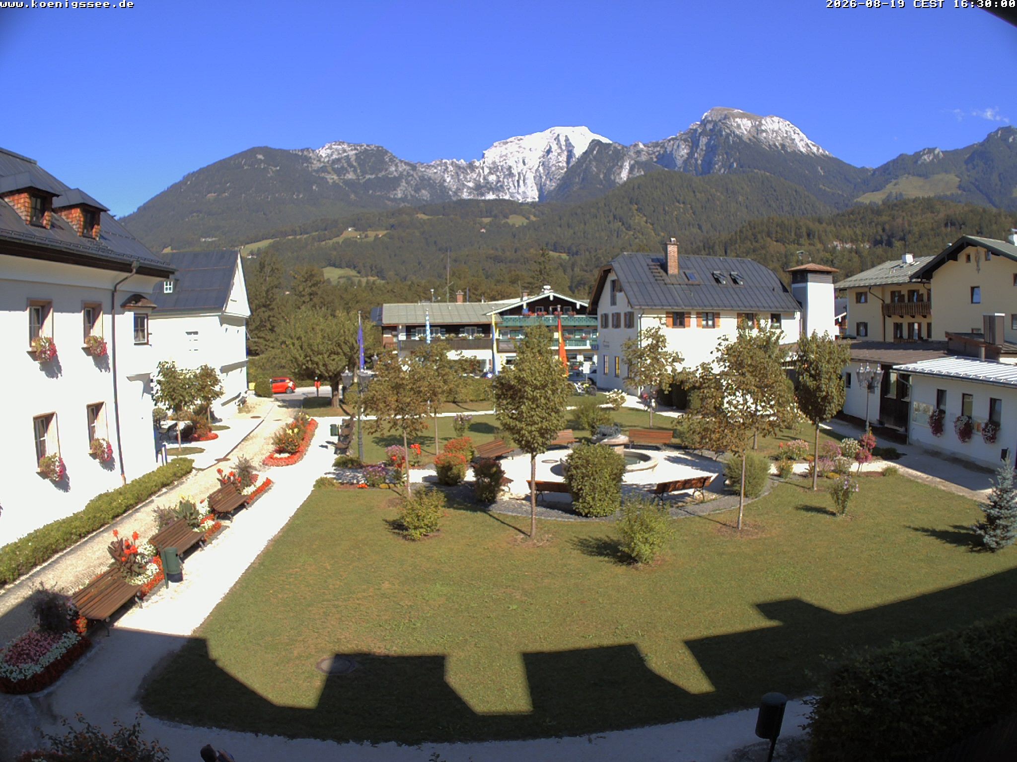 Archiv Foto Webcam Haus des Gastes - Königssee