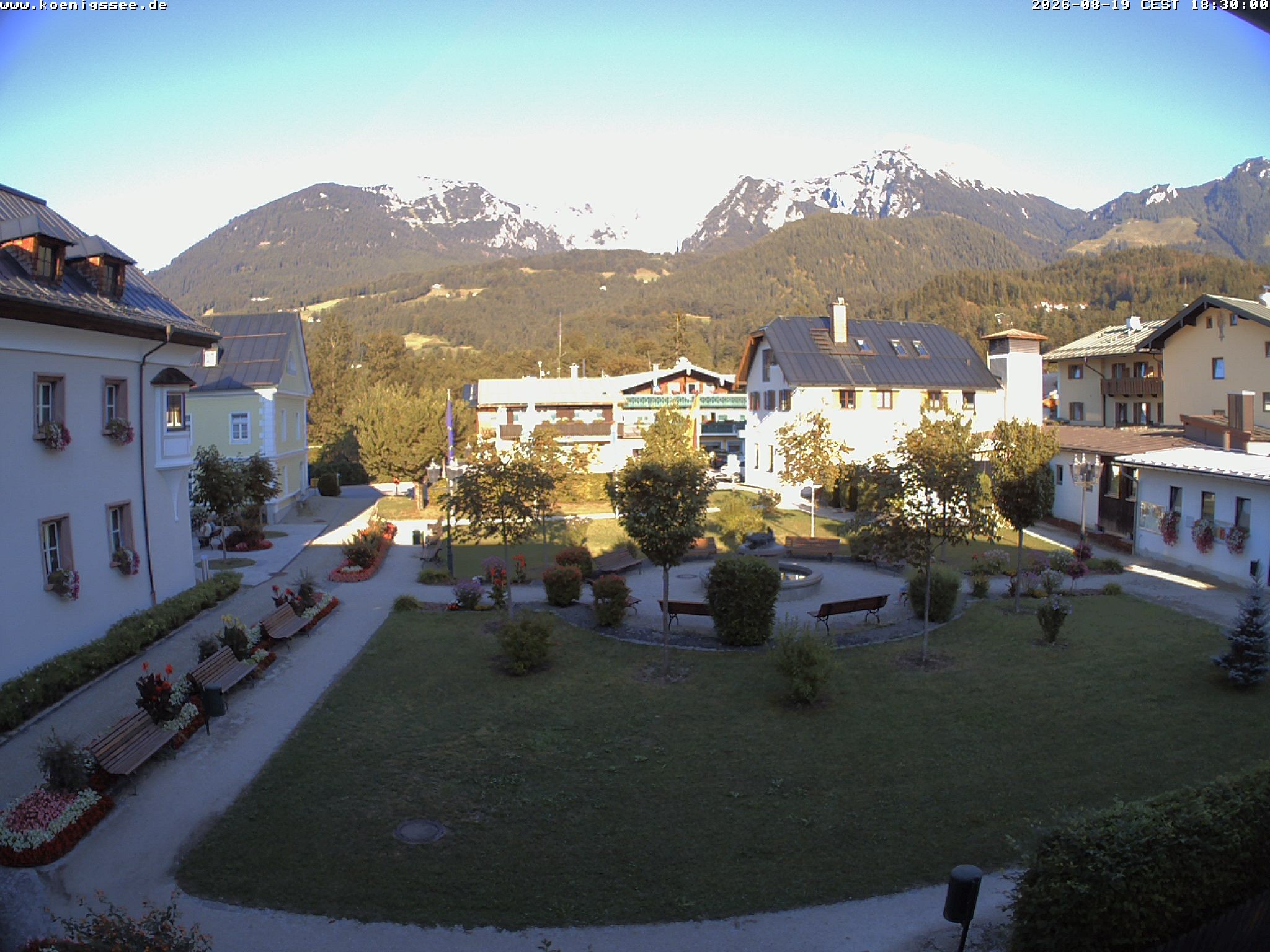 Archiv Foto Webcam Haus des Gastes - Königssee