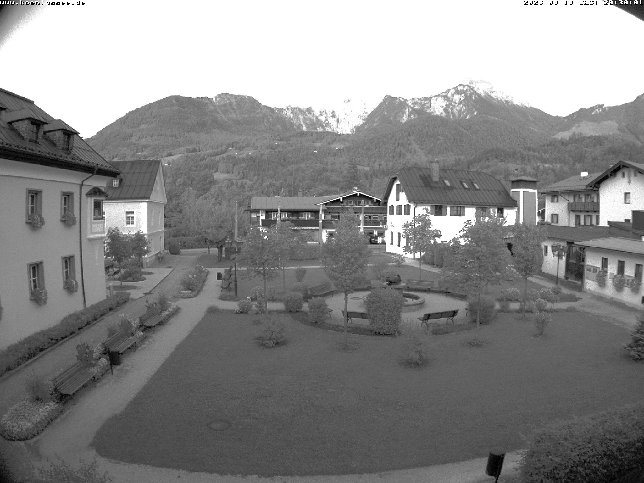 Archiv Foto Webcam Haus des Gastes - Königssee