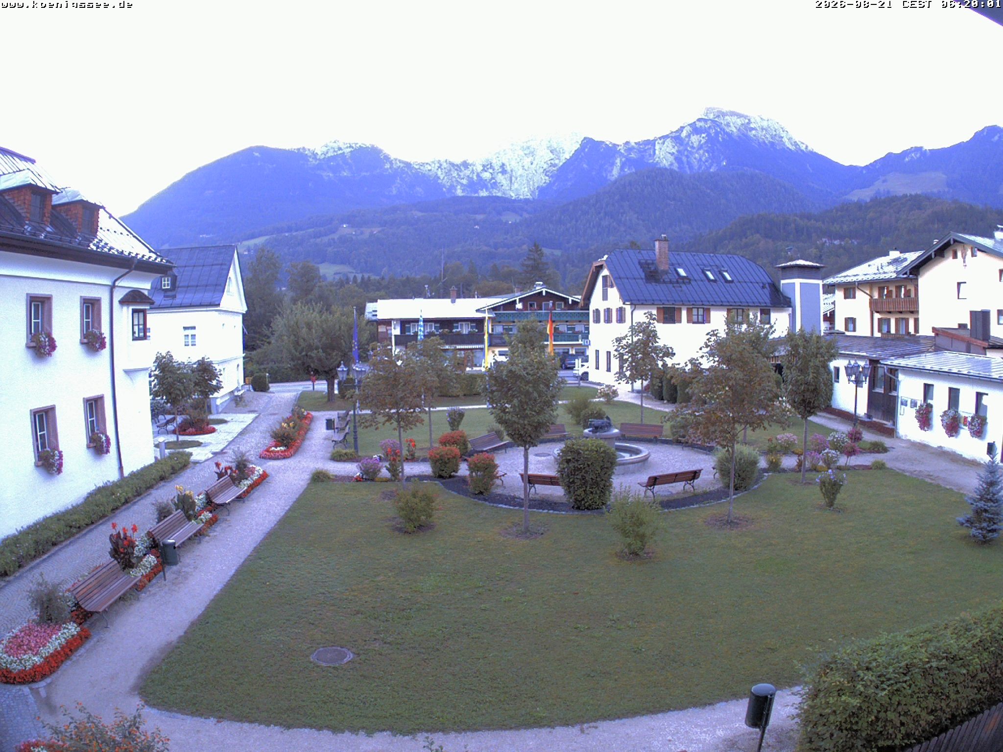 Archiv Foto Webcam Haus des Gastes - Königssee