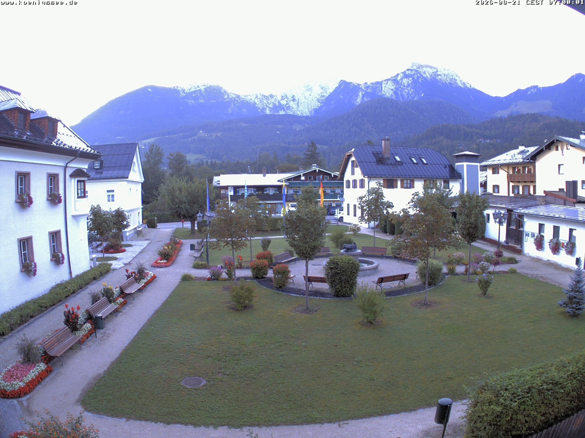 Archiv Foto Webcam Haus des Gastes - Königssee