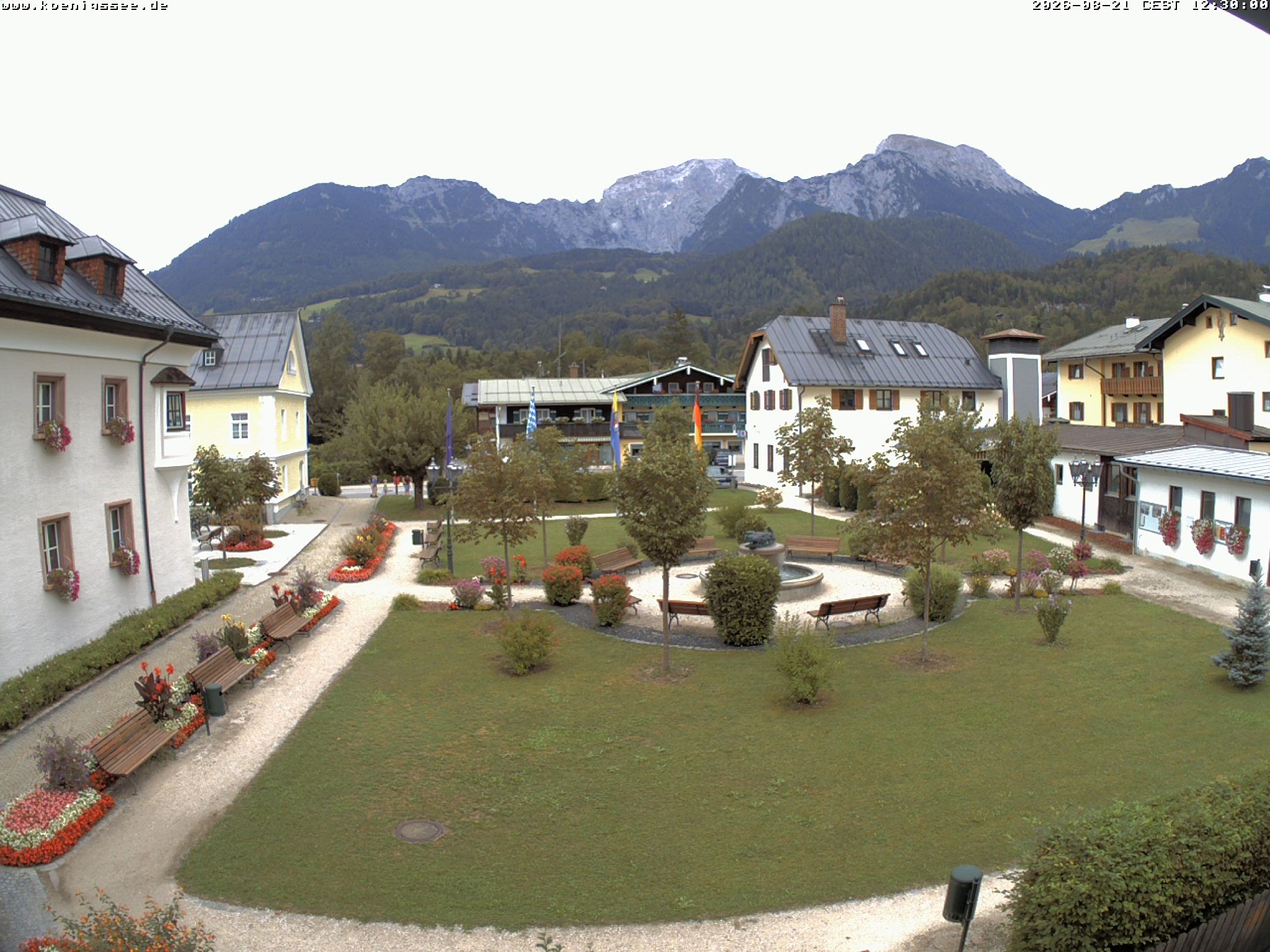 Archiv Foto Webcam Haus des Gastes - Königssee