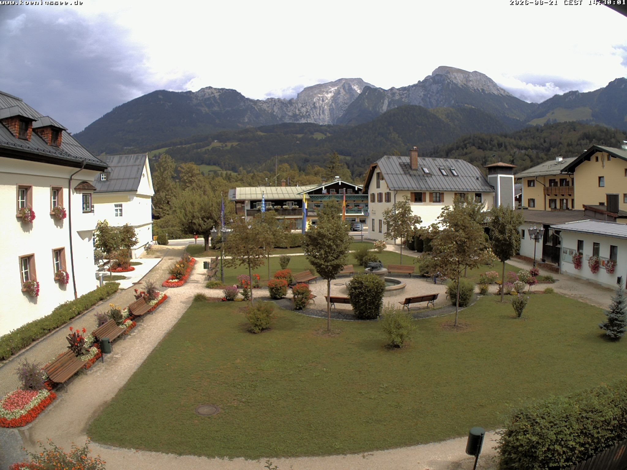 Archiv Foto Webcam Haus des Gastes - Königssee