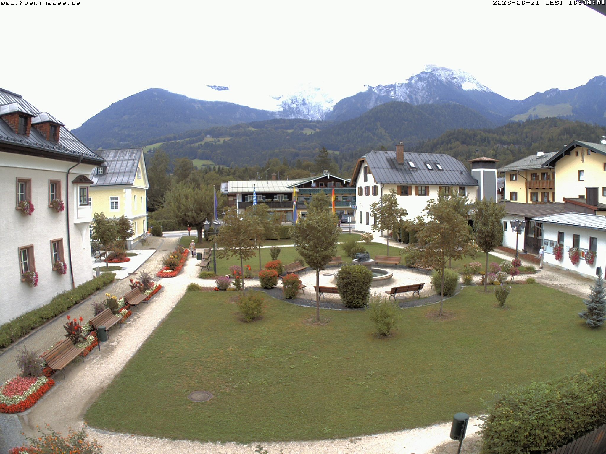 Archiv Foto Webcam Haus des Gastes - Königssee