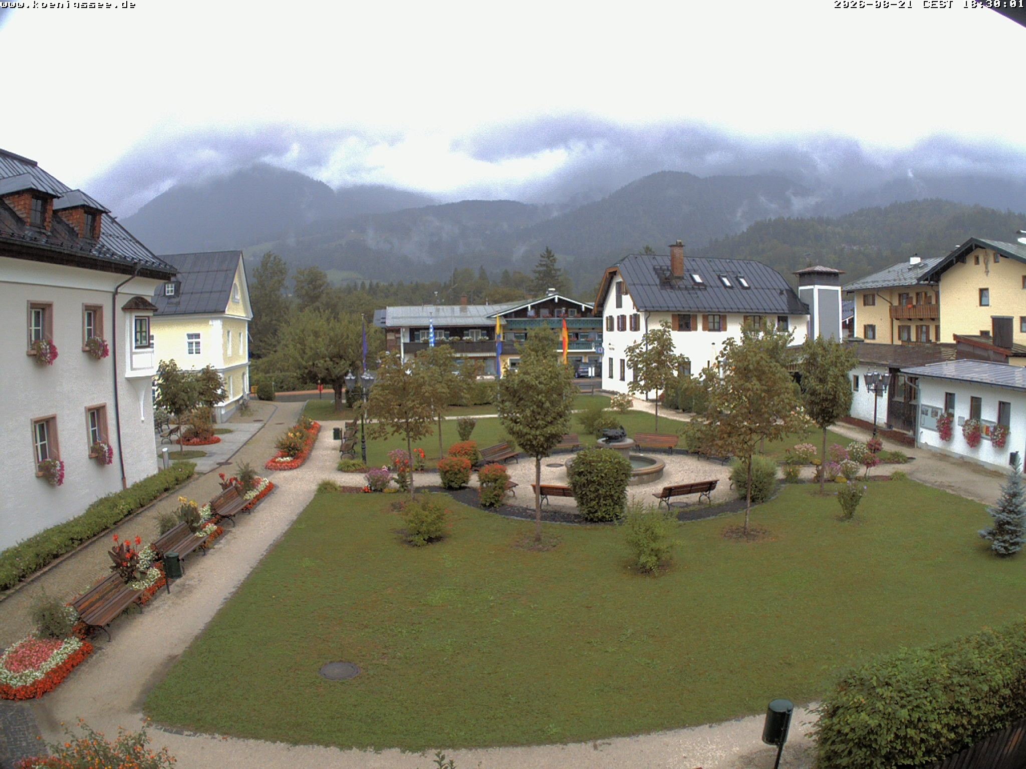 Archiv Foto Webcam Haus des Gastes - Königssee