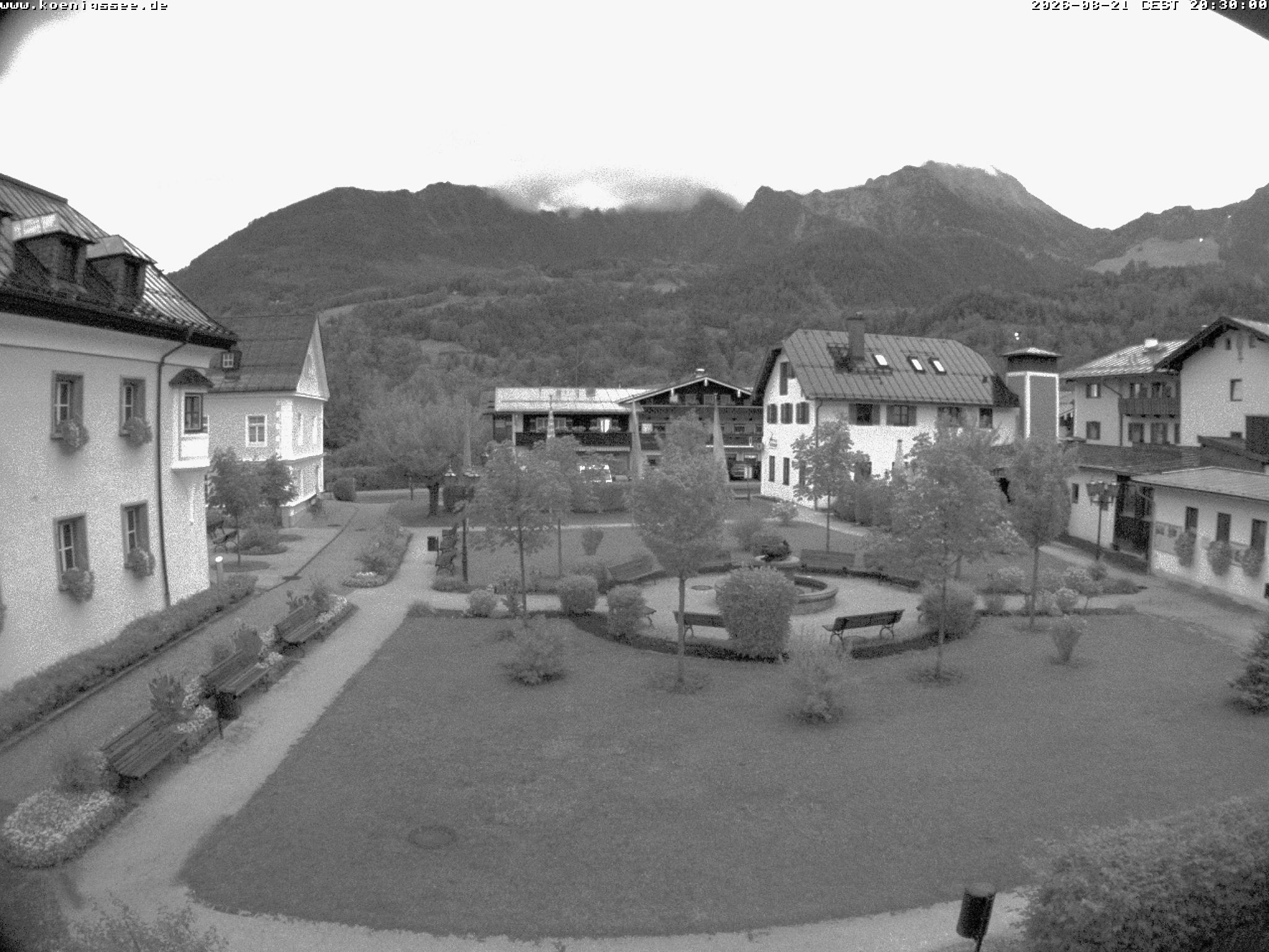 Archiv Foto Webcam Haus des Gastes - Königssee
