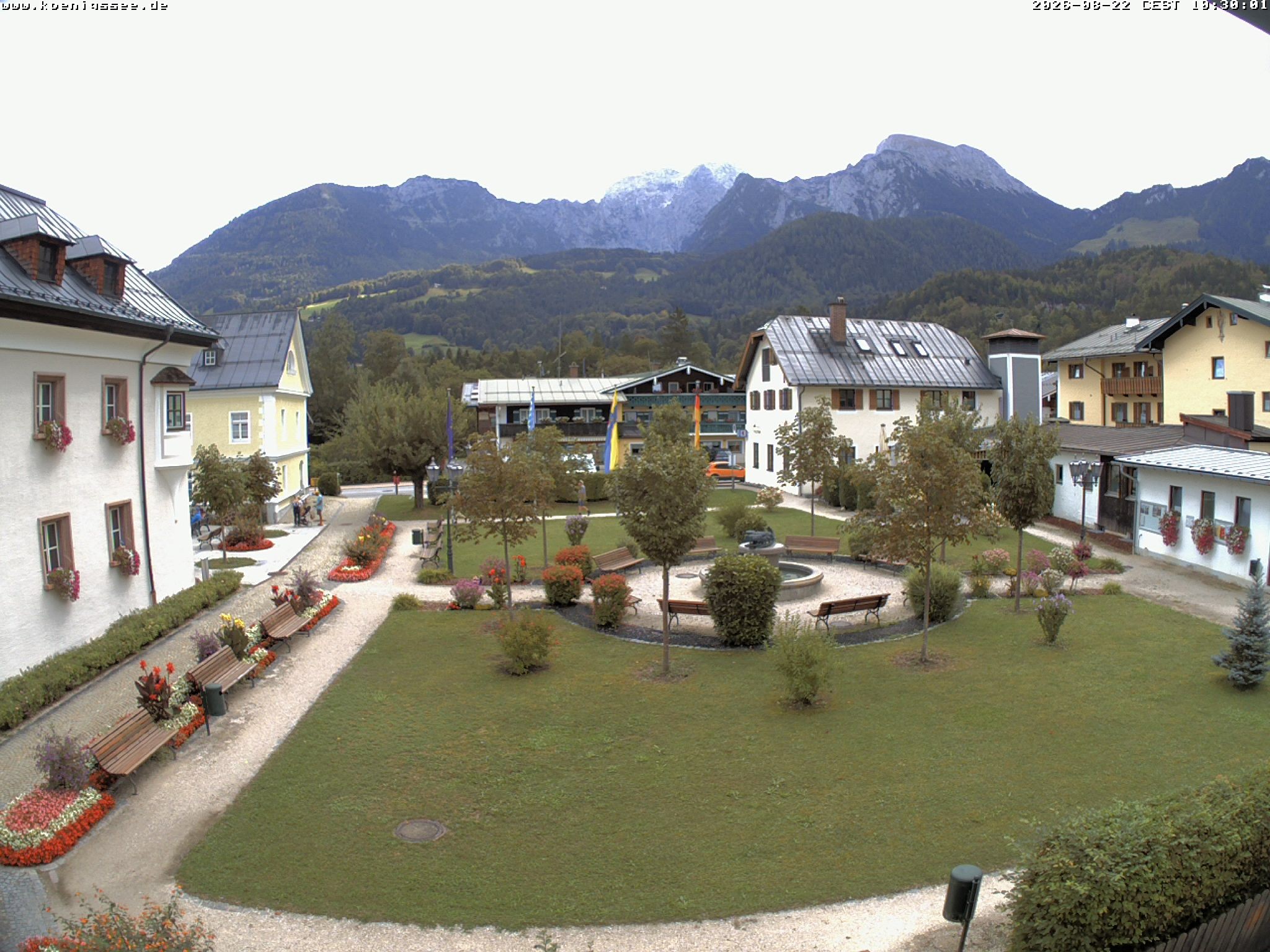 Archiv Foto Webcam Haus des Gastes - Königssee
