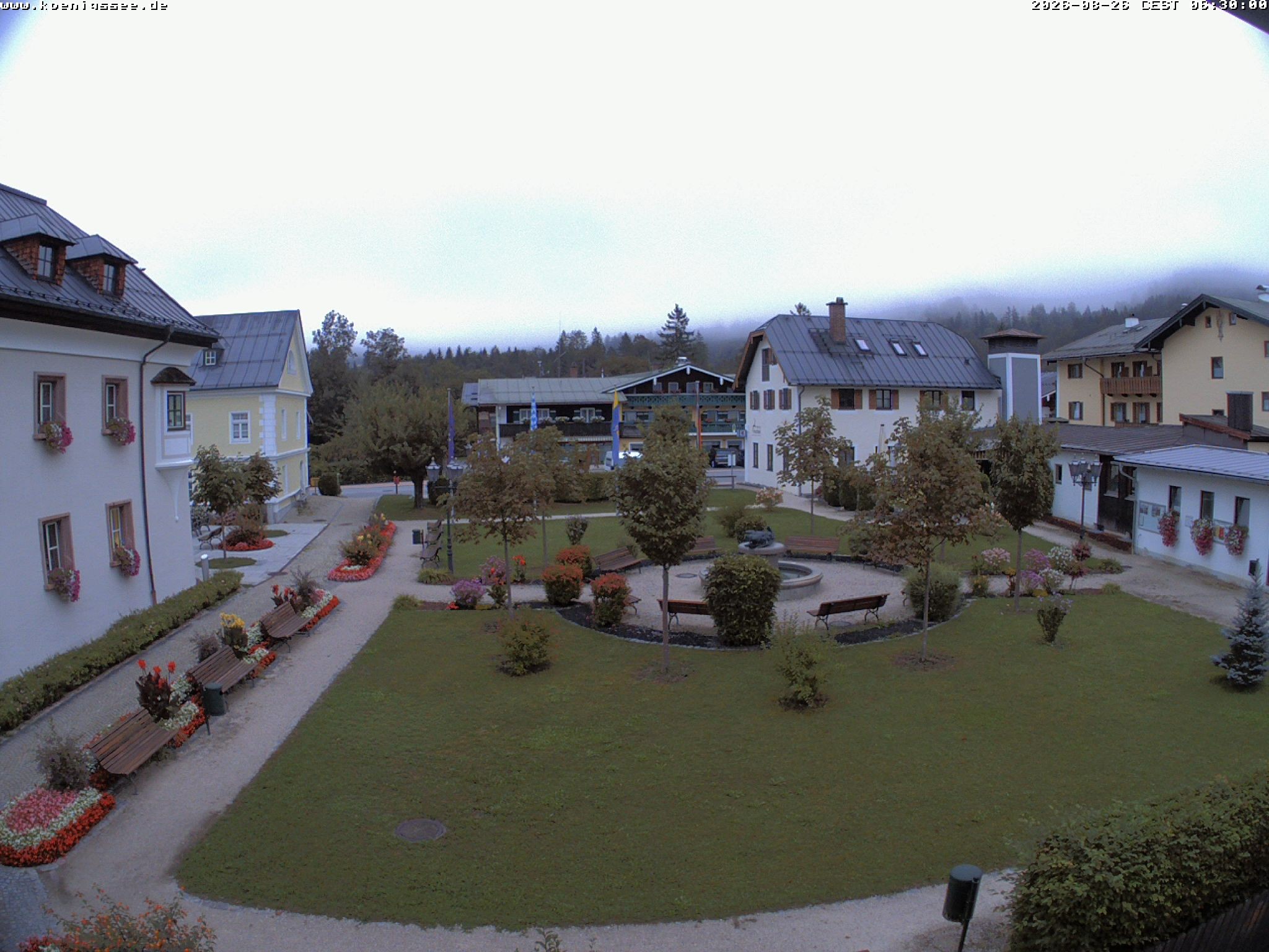 Archiv Foto Webcam Haus des Gastes - Königssee