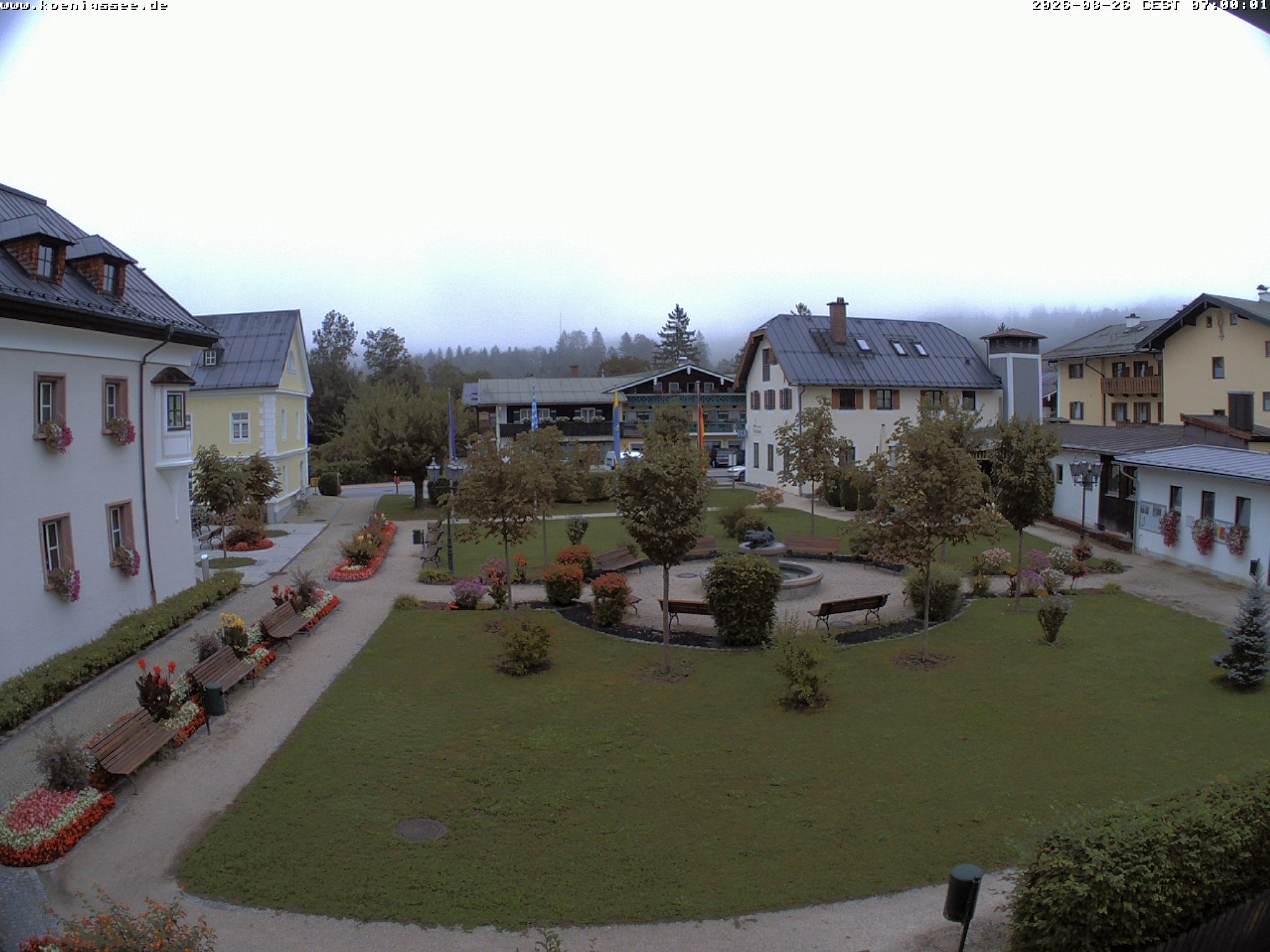 Archiv Foto Webcam Haus des Gastes - Königssee