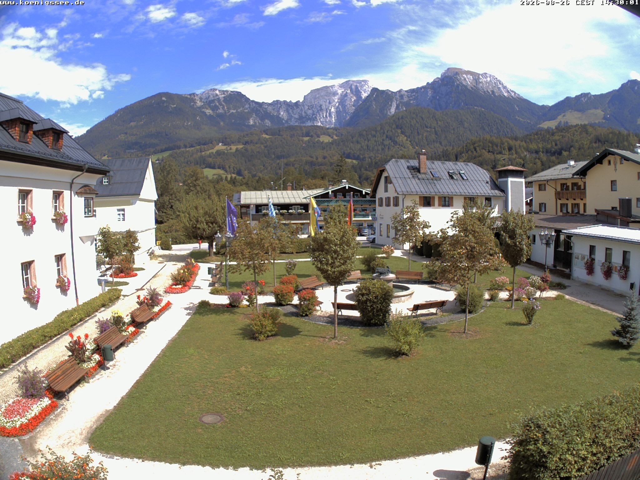 Archiv Foto Webcam Haus des Gastes - Königssee