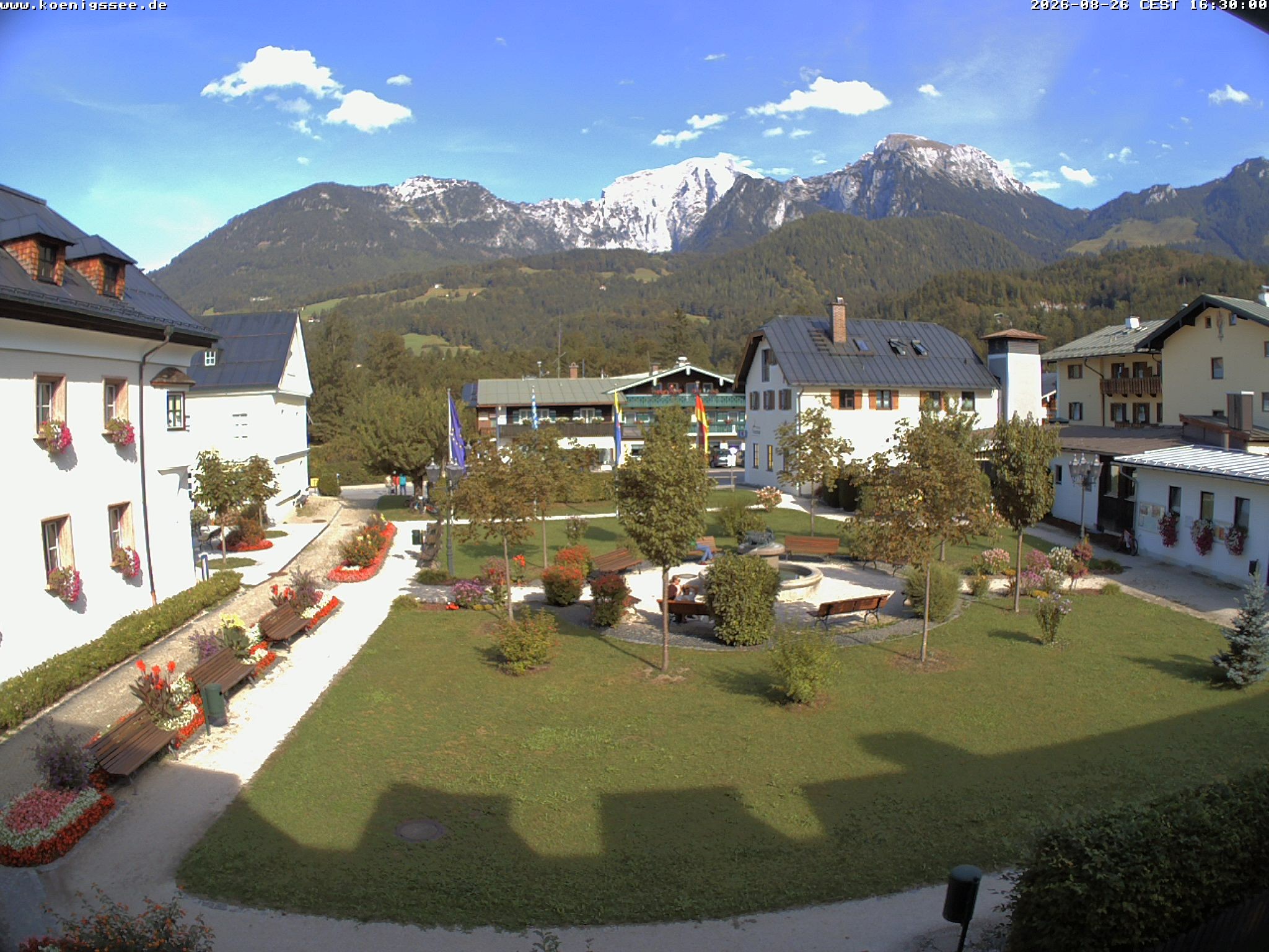 Archiv Foto Webcam Haus des Gastes - Königssee