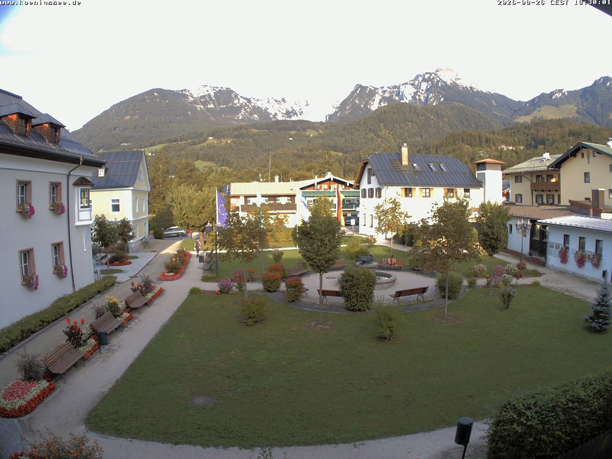 Archiv Foto Webcam Haus des Gastes - Königssee