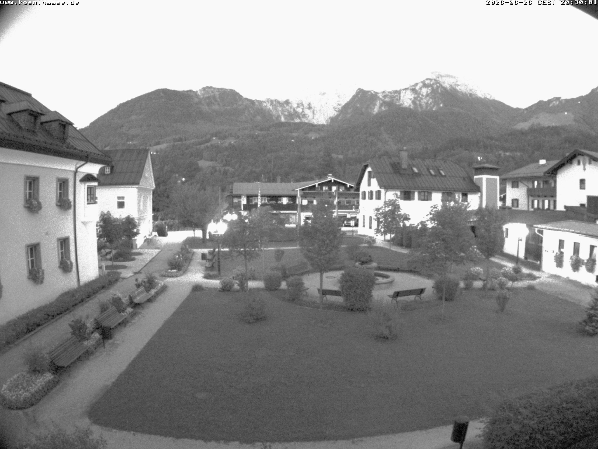 Archiv Foto Webcam Haus des Gastes - Königssee