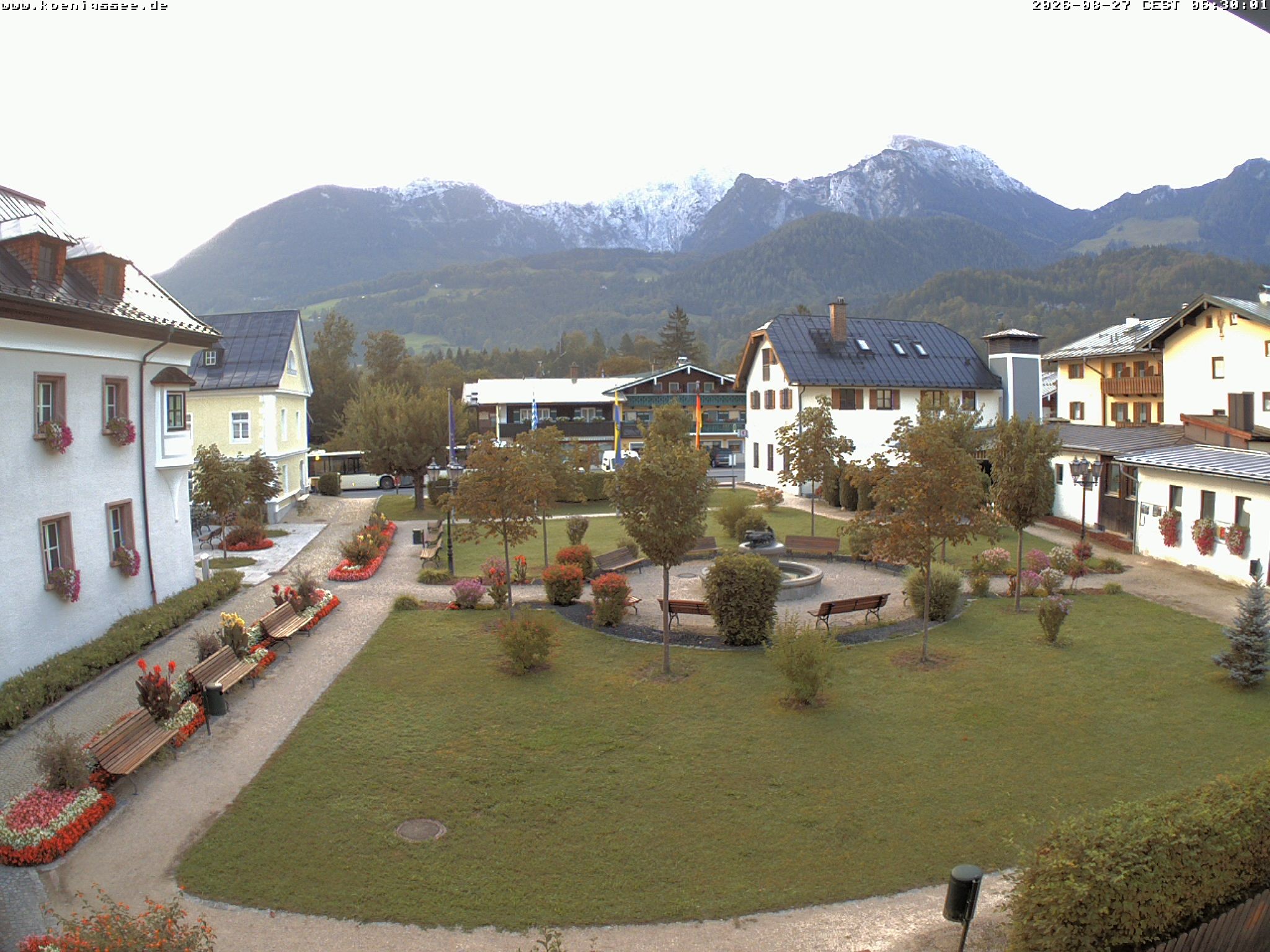 Archiv Foto Webcam Haus des Gastes - Königssee