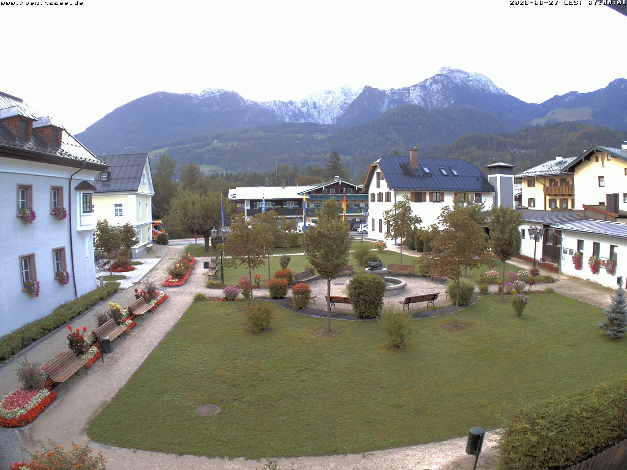 Archiv Foto Webcam Haus des Gastes - Königssee