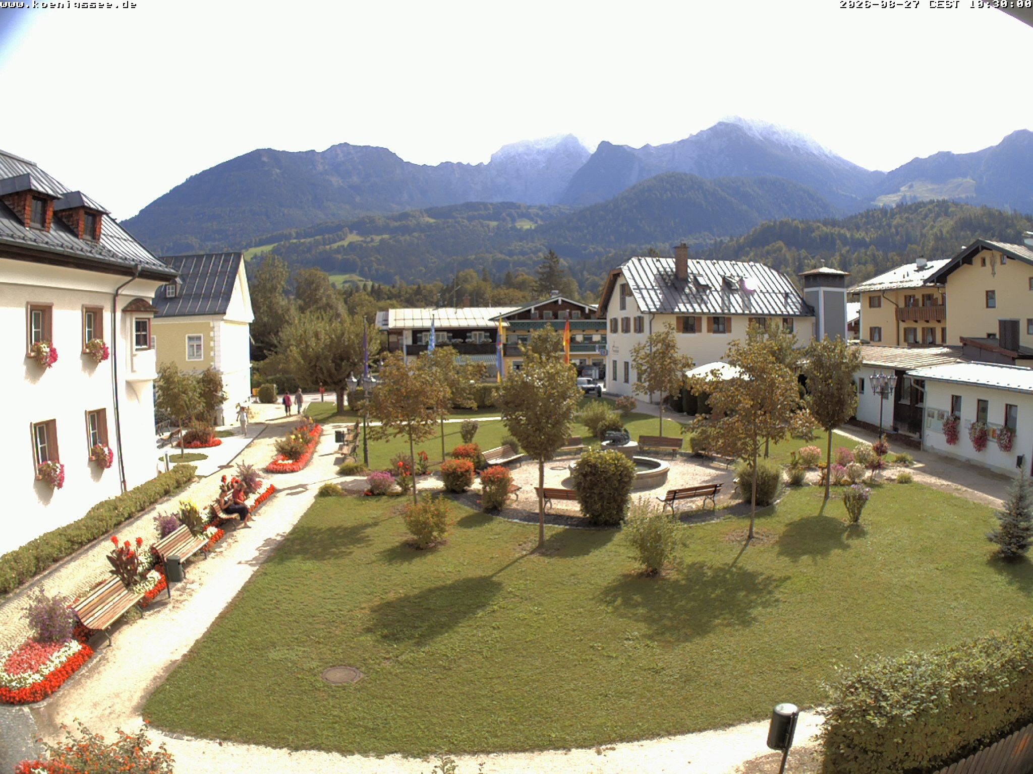 Archiv Foto Webcam Haus des Gastes - Königssee
