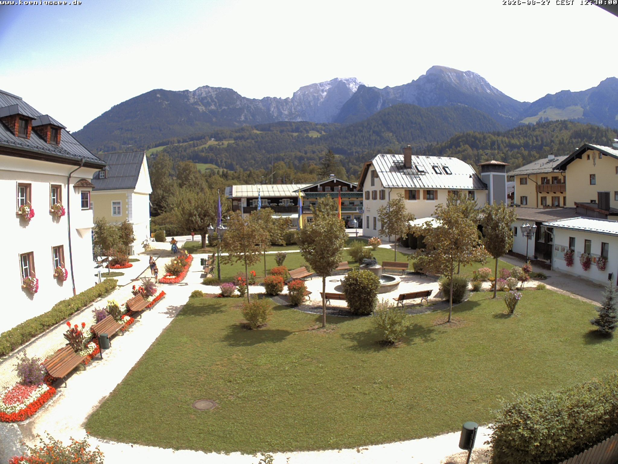 Archiv Foto Webcam Haus des Gastes - Königssee