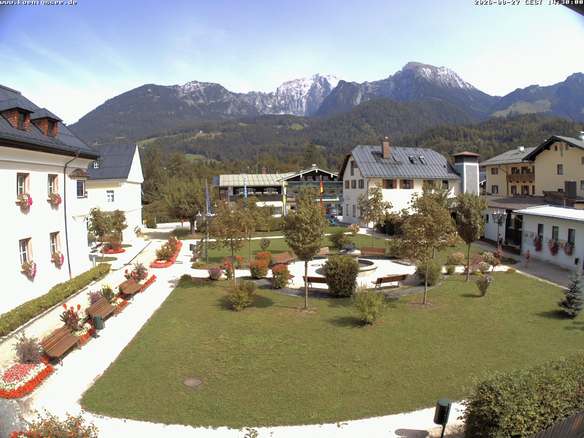 Archiv Foto Webcam Haus des Gastes - Königssee