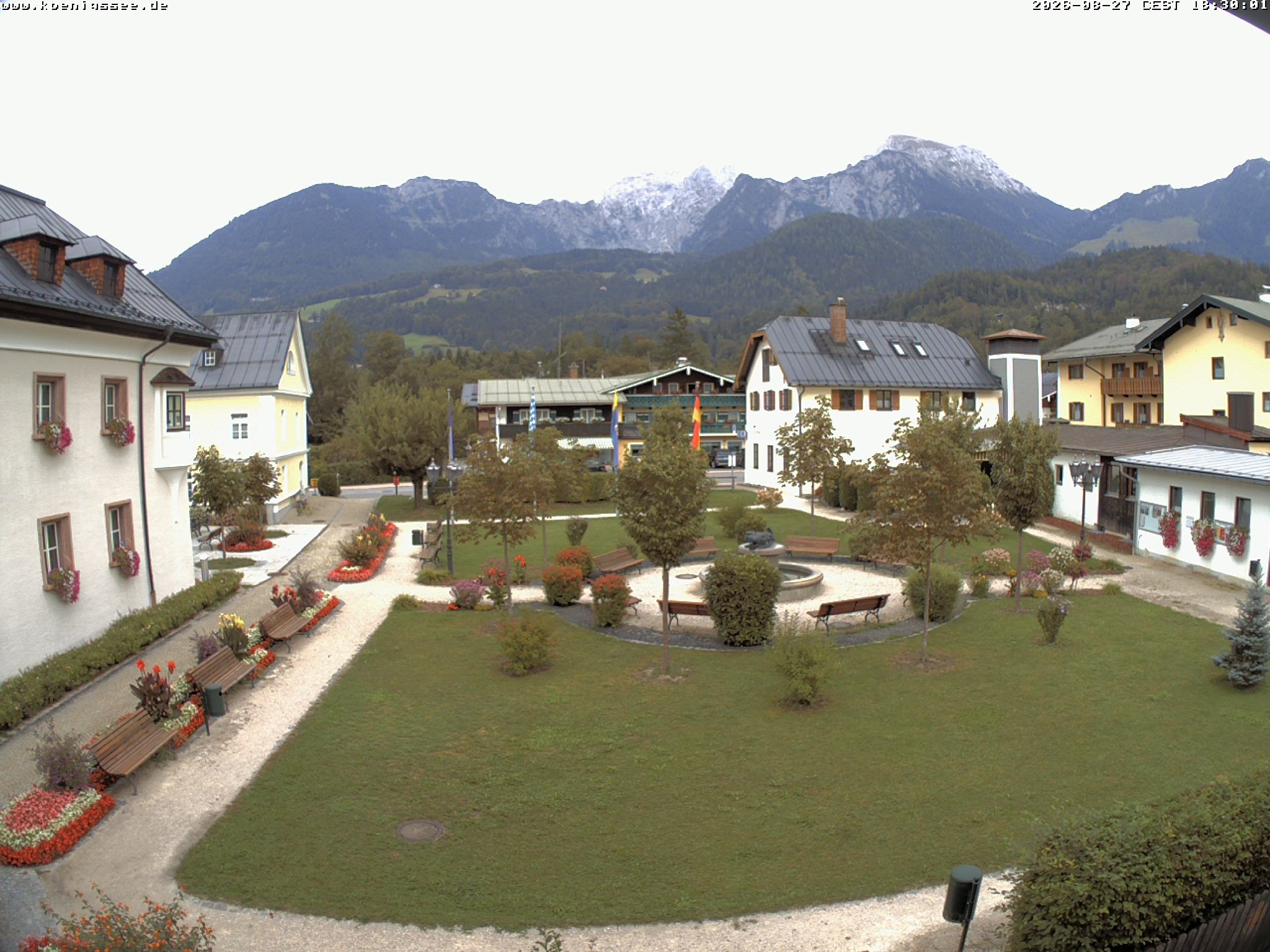Archiv Foto Webcam Haus des Gastes - Königssee