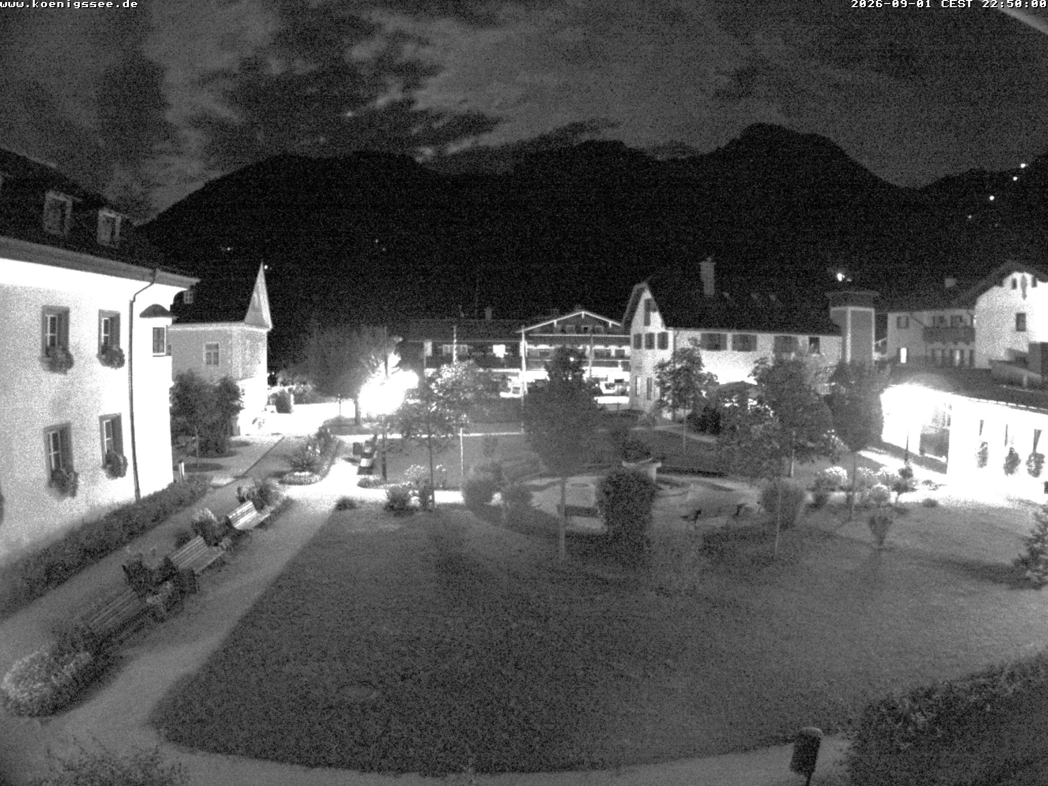 Archiv Foto Webcam Haus des Gastes - Königssee