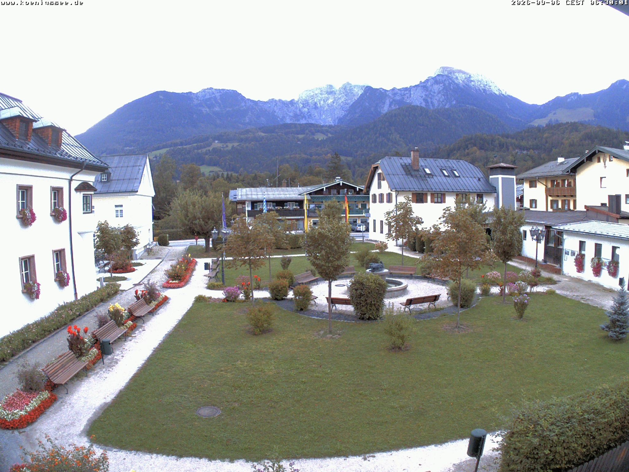 Archiv Foto Webcam Haus des Gastes - Königssee