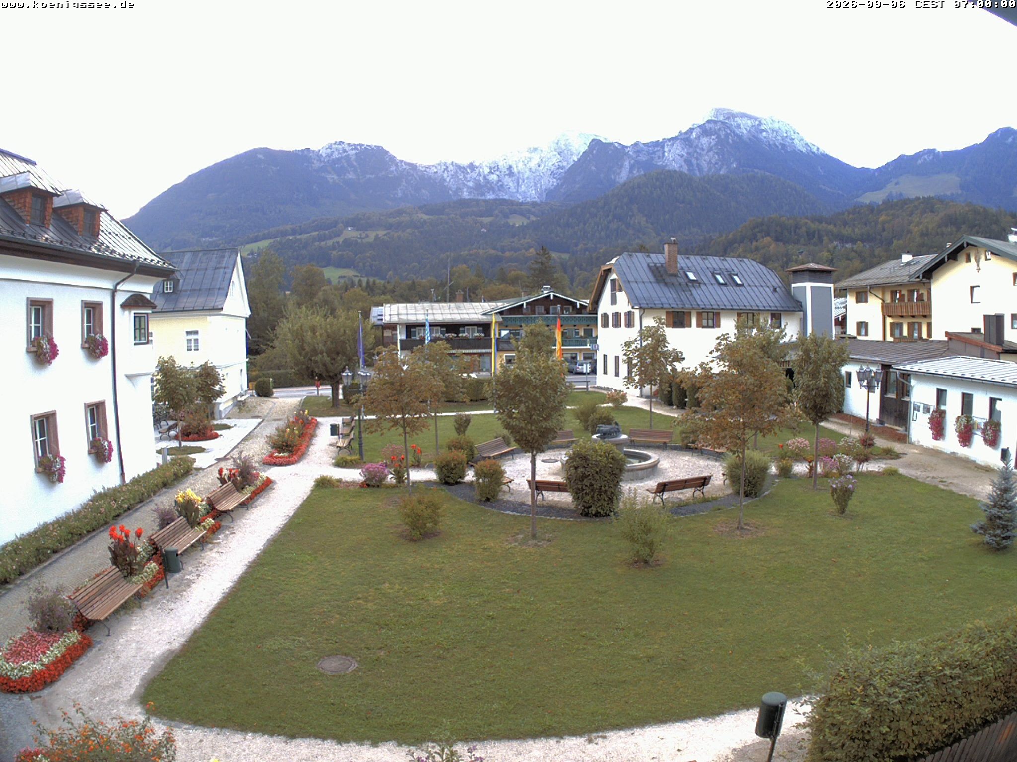 Archiv Foto Webcam Haus des Gastes - Königssee
