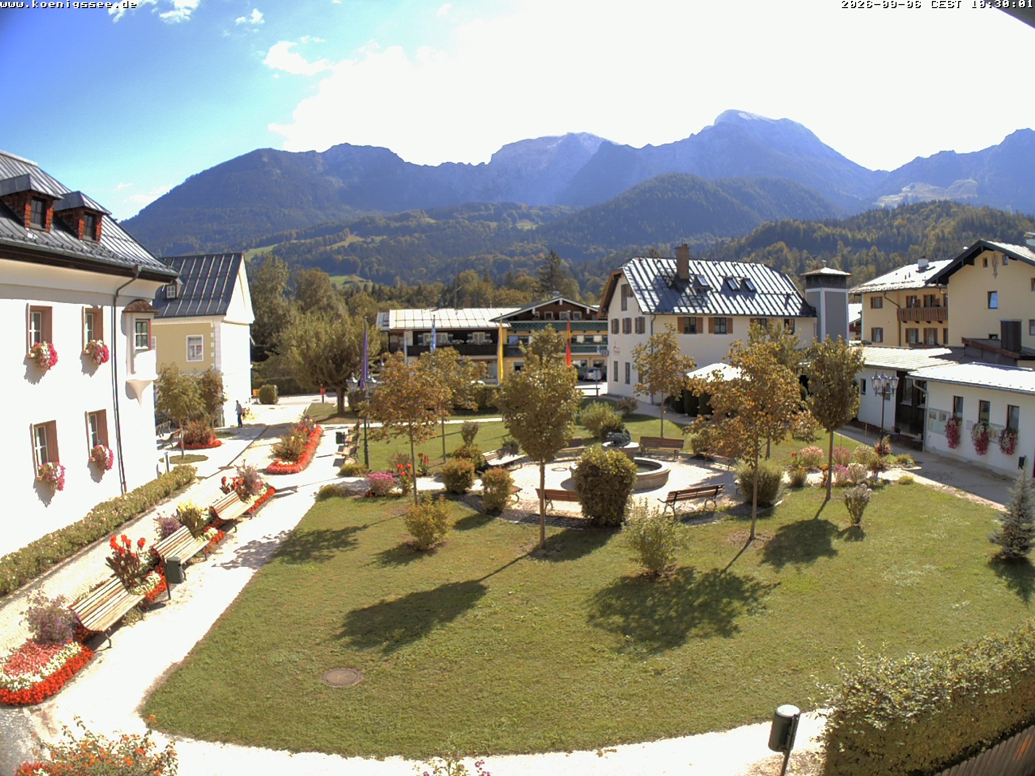 Archiv Foto Webcam Haus des Gastes - Königssee