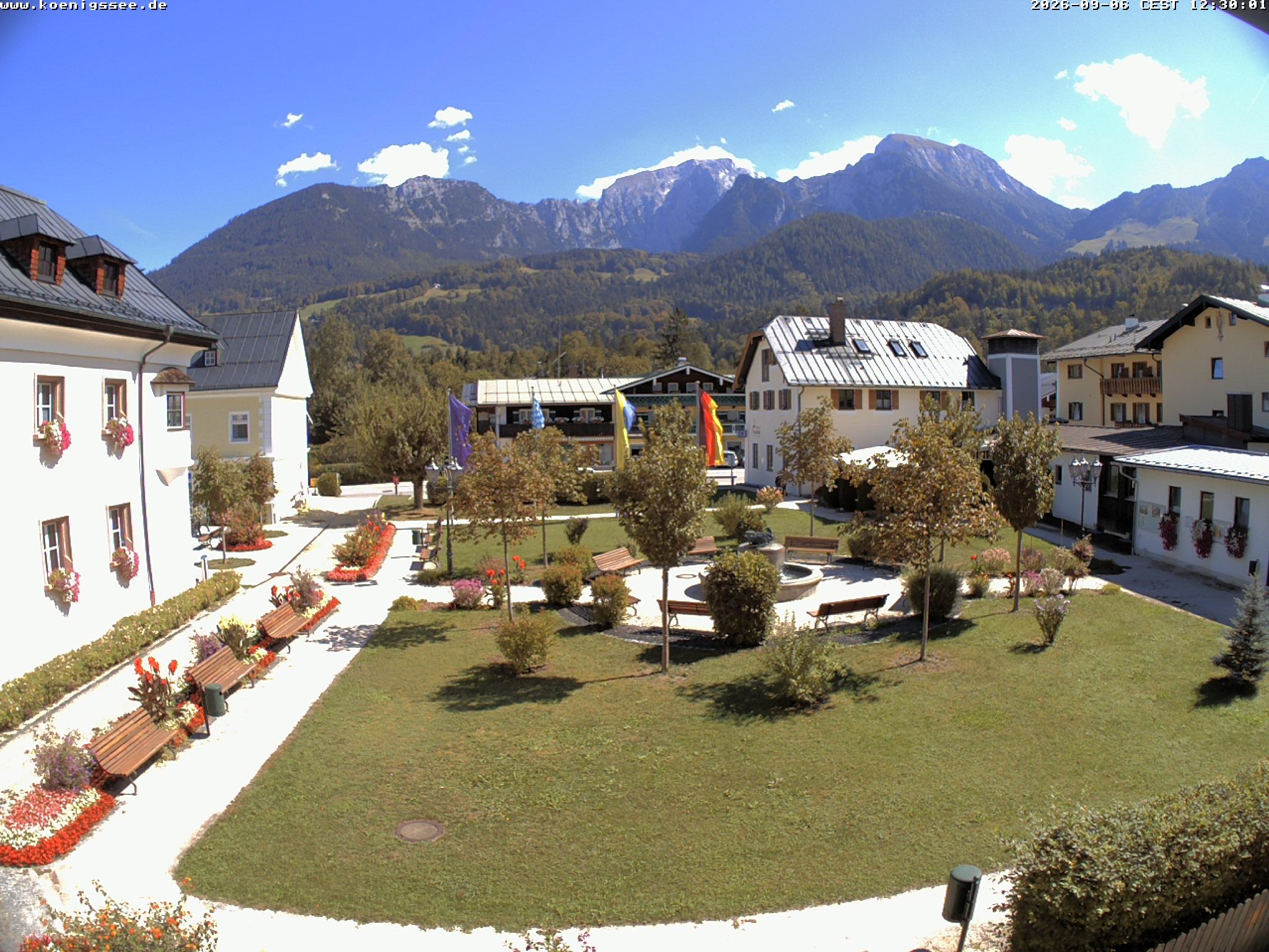 Archiv Foto Webcam Haus des Gastes - Königssee