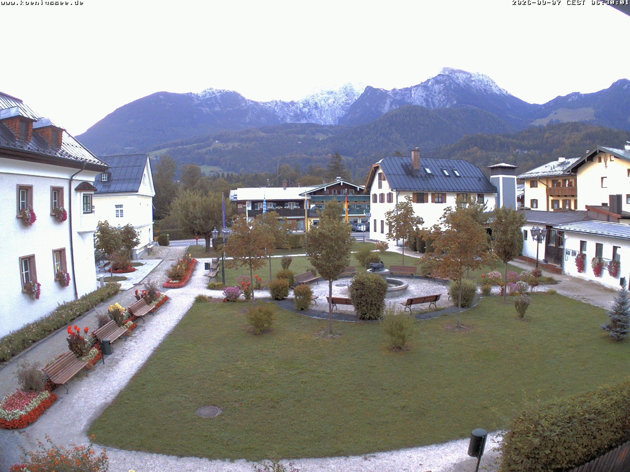 Archiv Foto Webcam Haus des Gastes - Königssee
